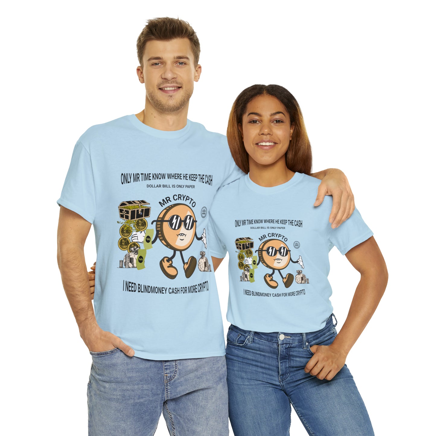 Unisex Heavy Cotton Tee  MR CRYPTO