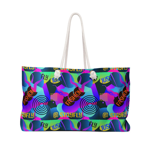 Weekender Bag JUST FLY FASHION PATTERN