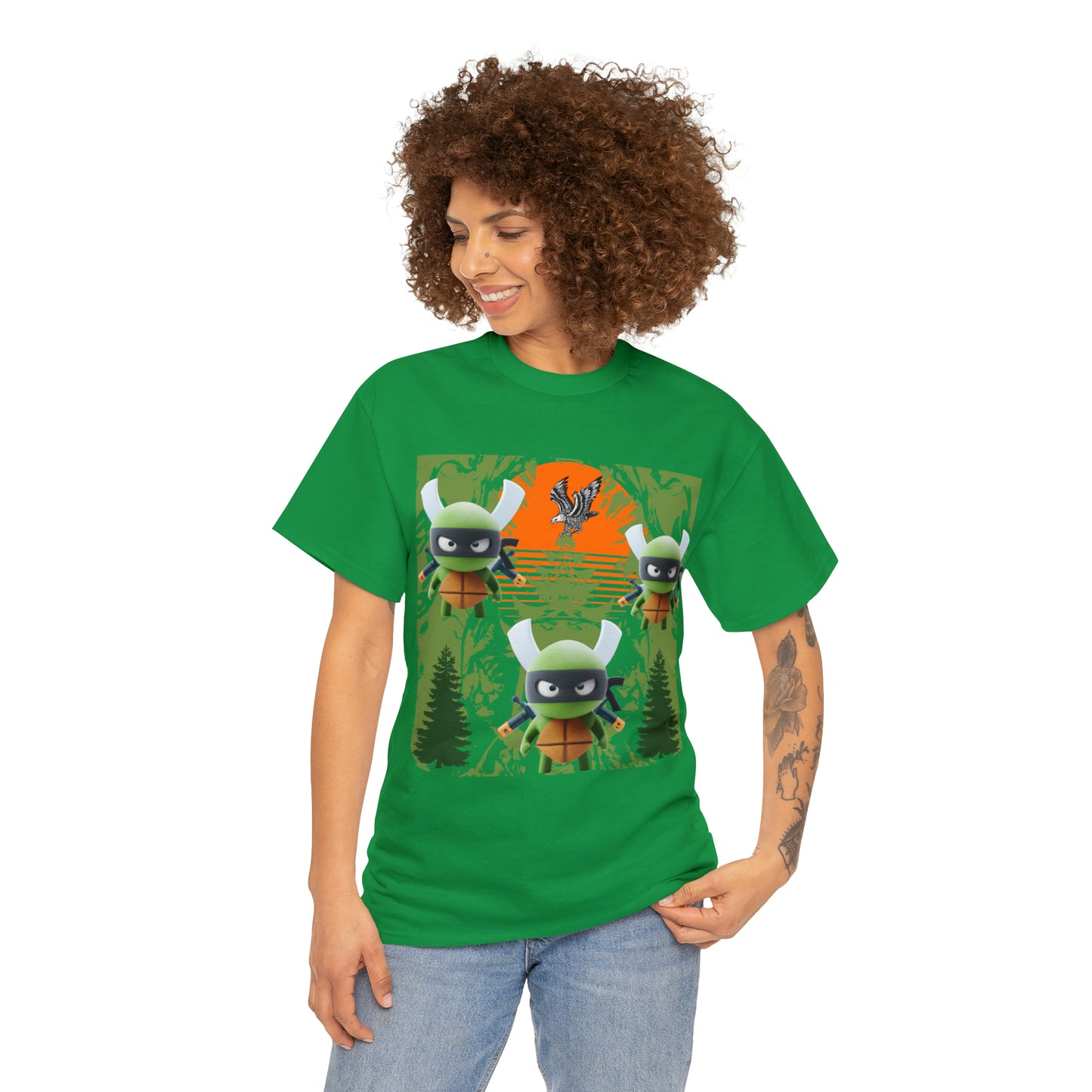 Unisex Heavy Cotton Tee The return of the three ninjas