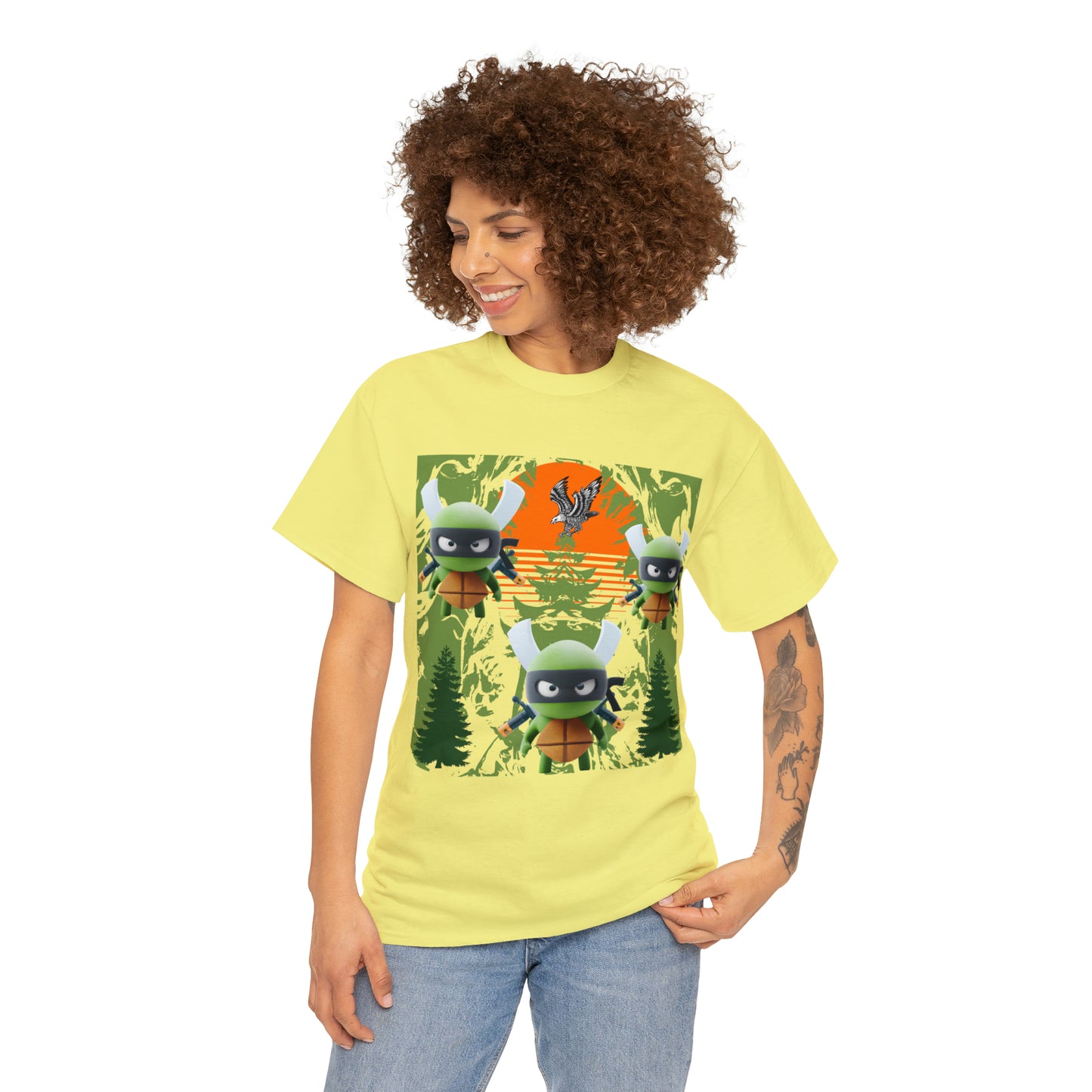 Unisex Heavy Cotton Tee The return of the three ninjas