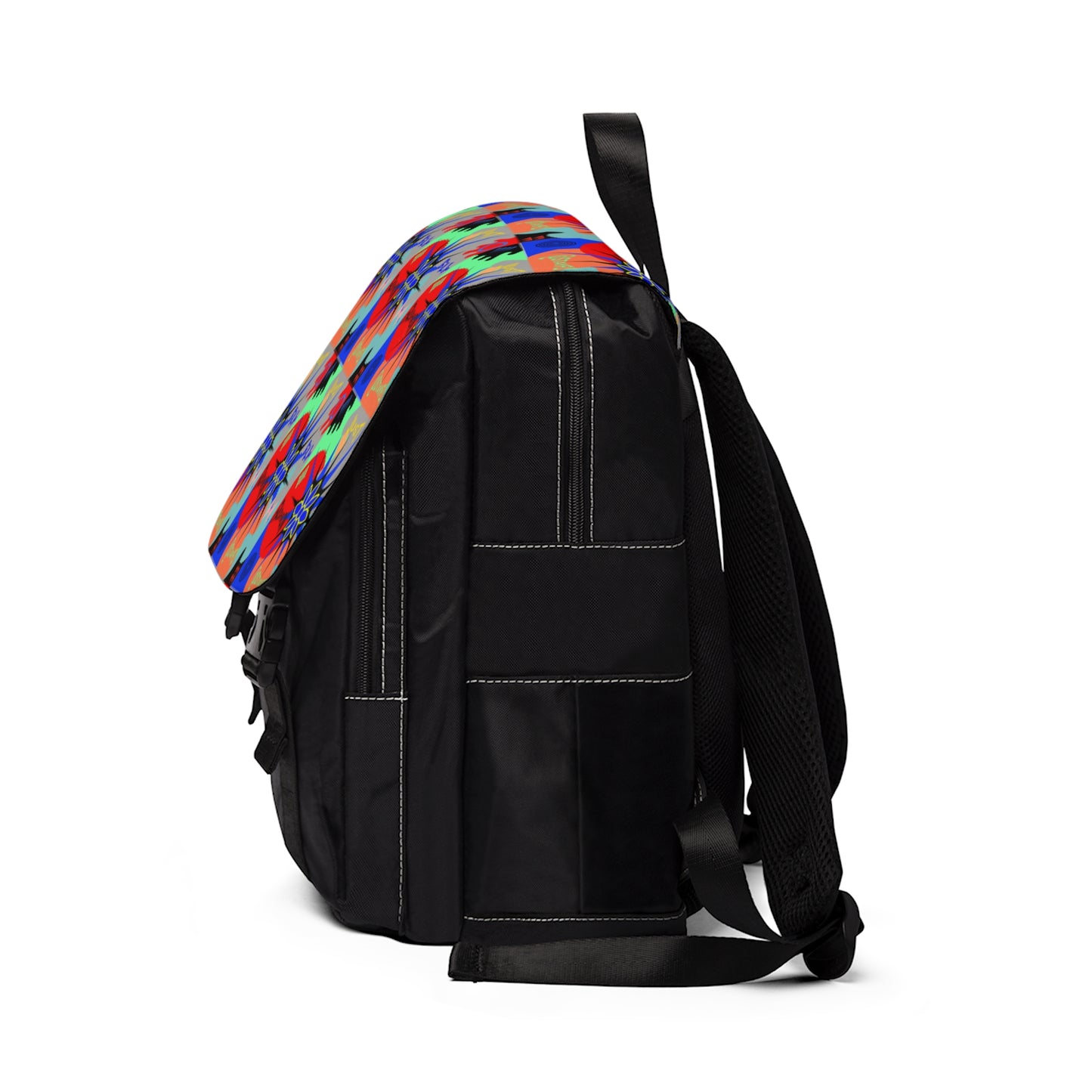Unisex Casual Shoulder Backpack JUST FLY FASHION PATTERN