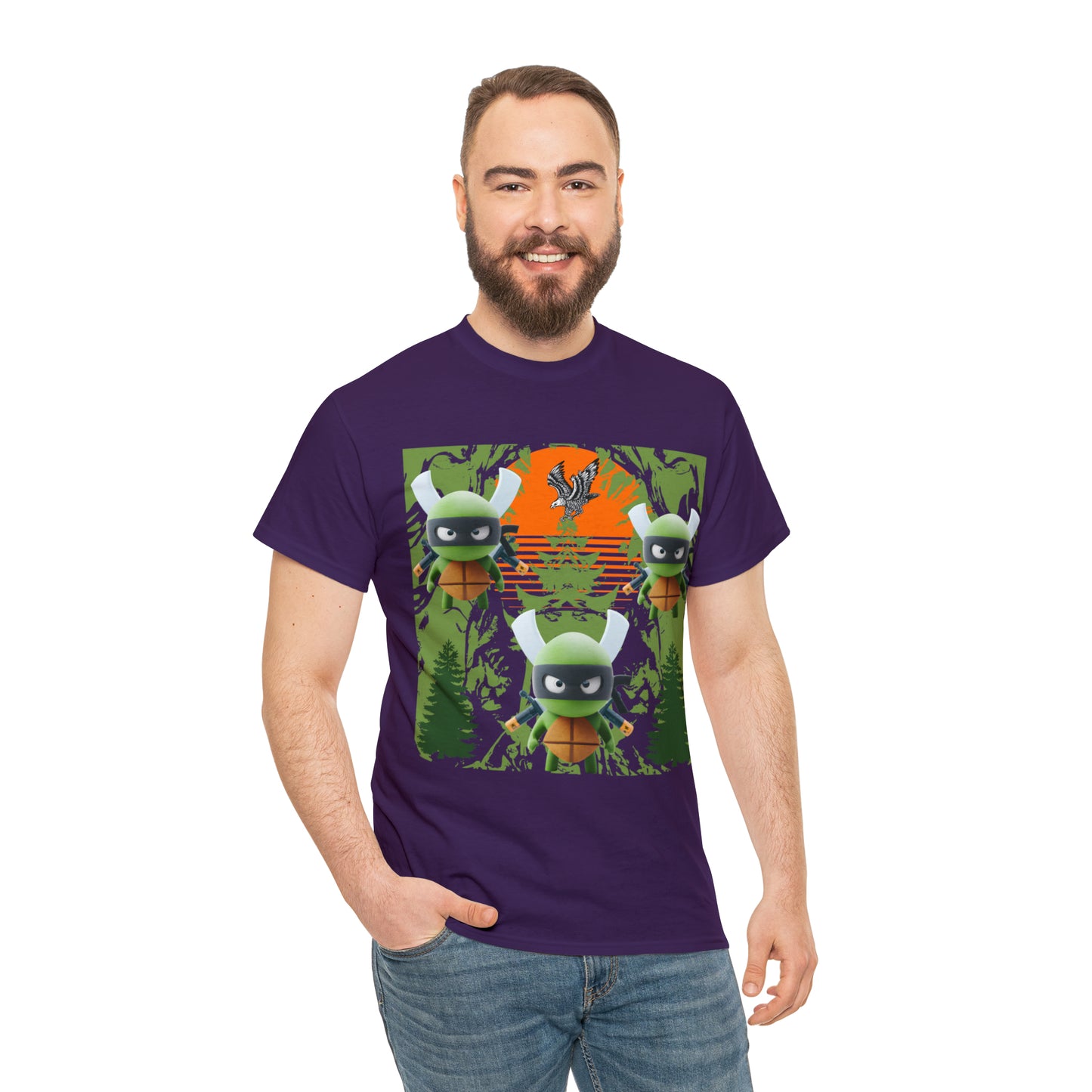 Unisex Heavy Cotton Tee The return of the three ninjas