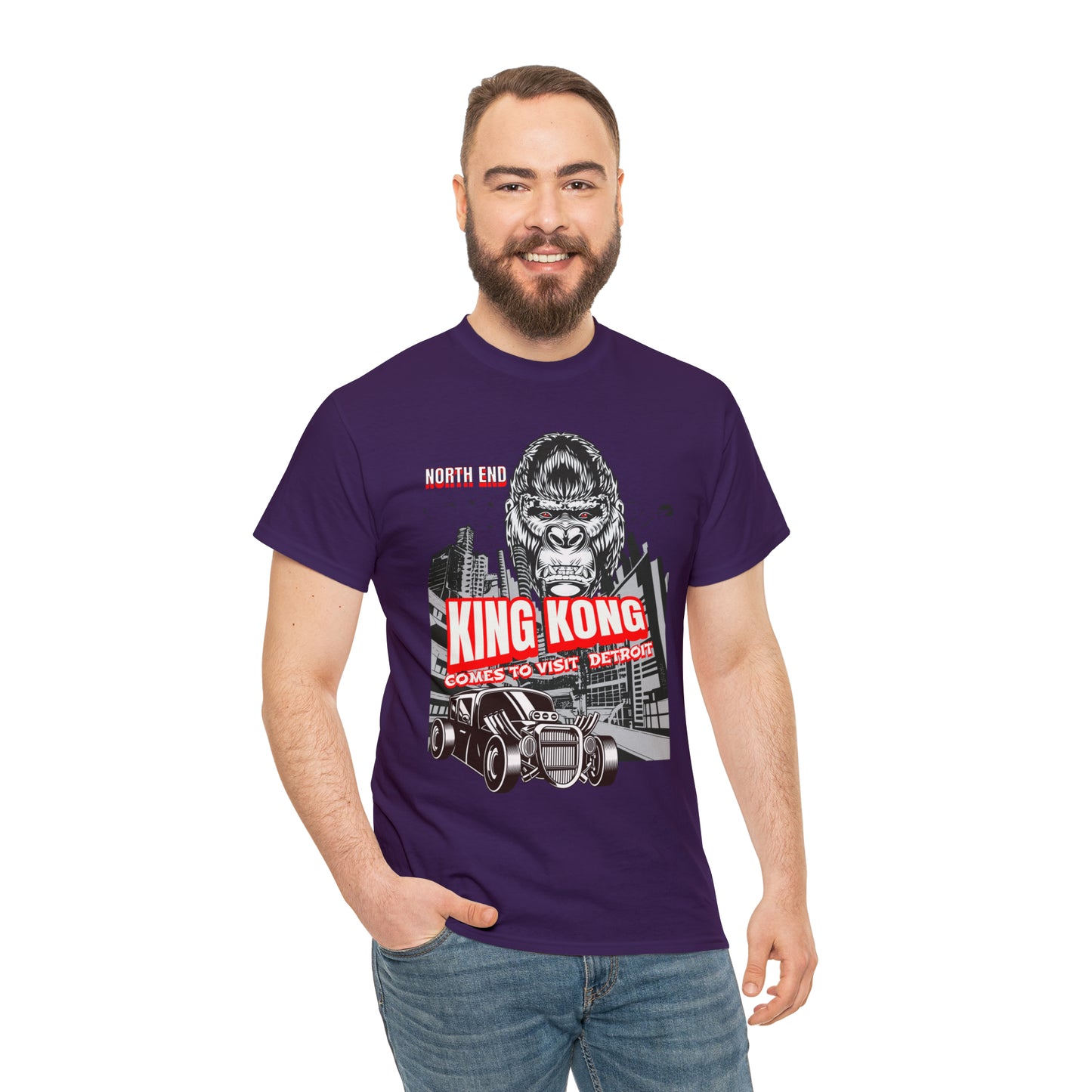 Unisex Heavy Cotton Tee NORTH END KONG
