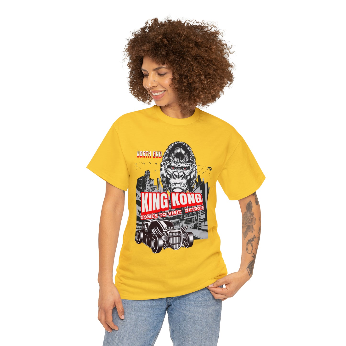 Unisex Heavy Cotton Tee NORTH END KONG