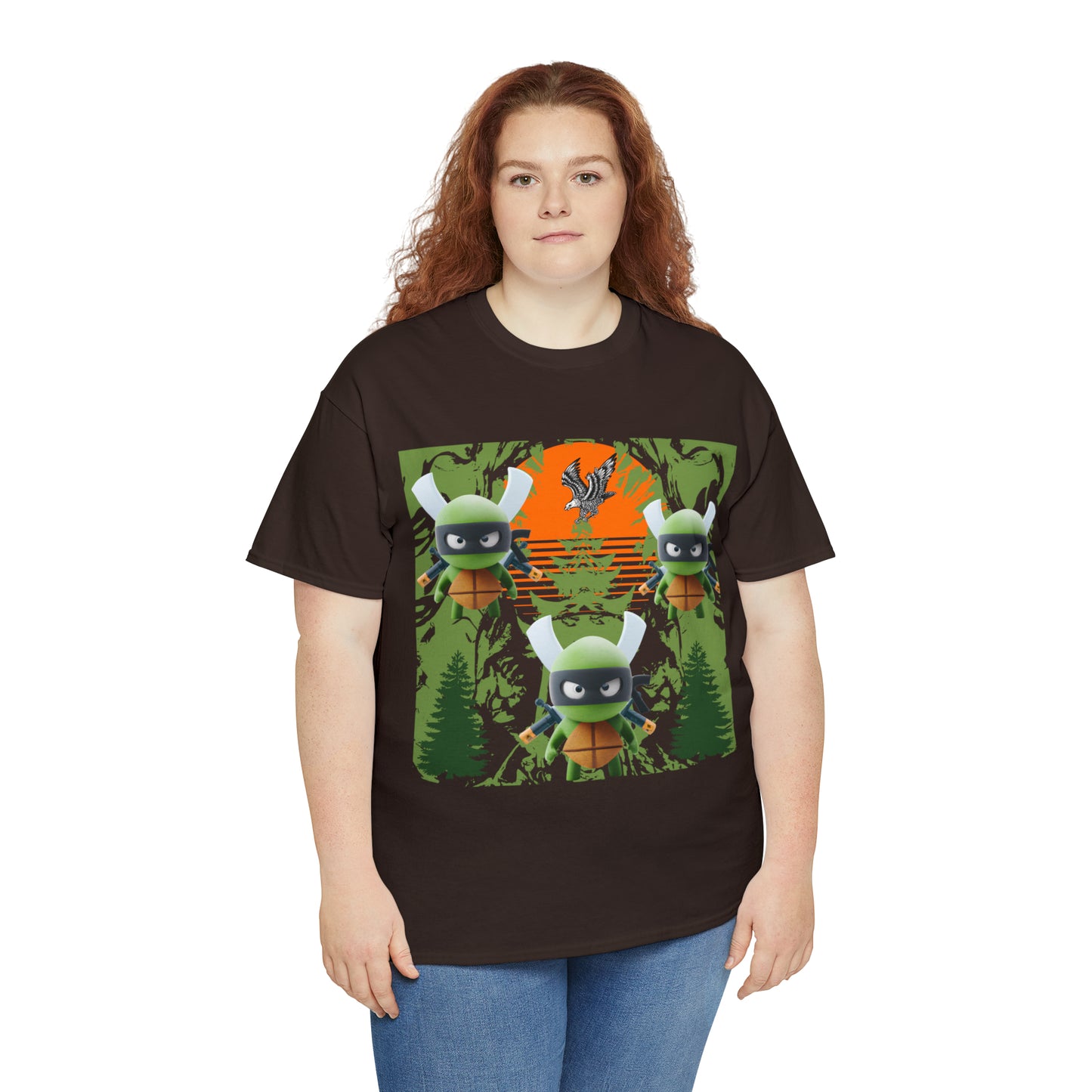 Unisex Heavy Cotton Tee The return of the three ninjas
