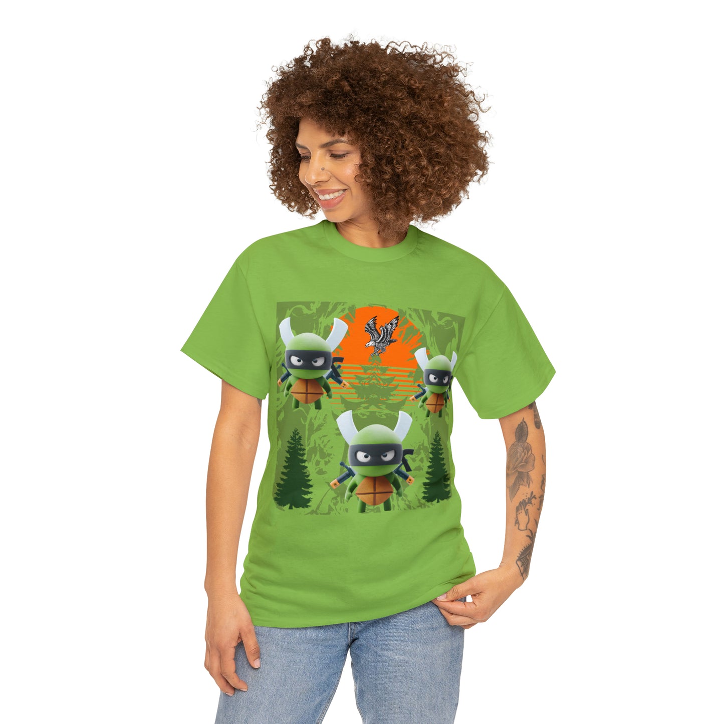 Unisex Heavy Cotton Tee The return of the three ninjas