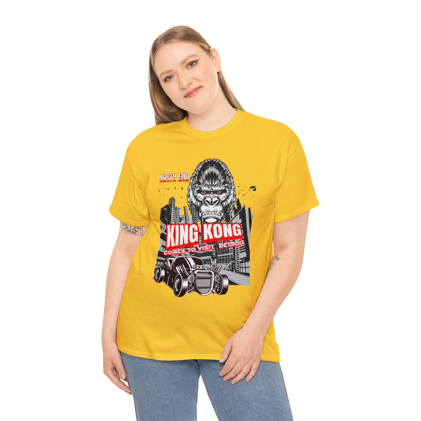 Unisex Heavy Cotton Tee NORTH END KONG
