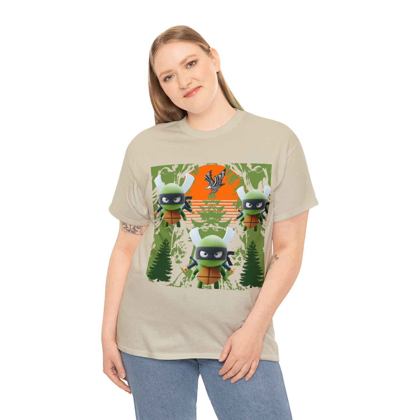 Unisex Heavy Cotton Tee The return of the three ninjas
