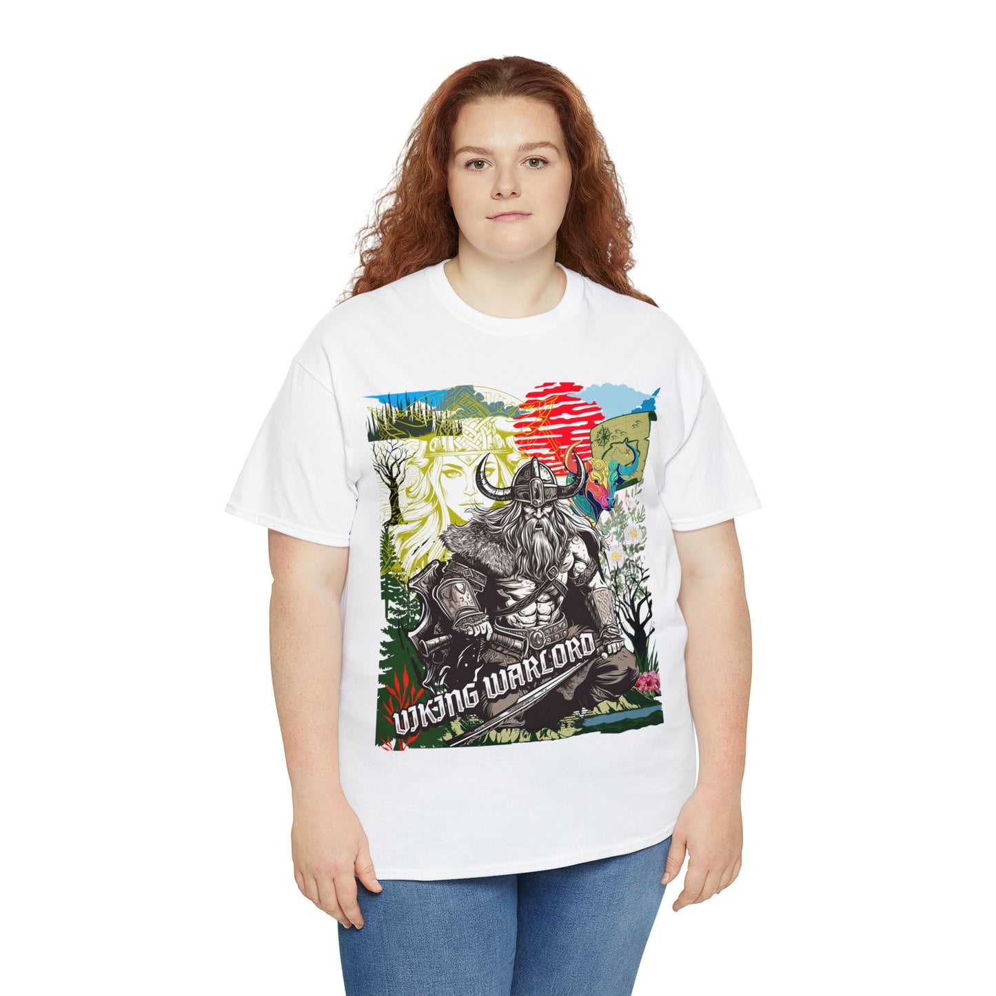 Unisex Heavy Cotton Tee  VIKING WARLORD