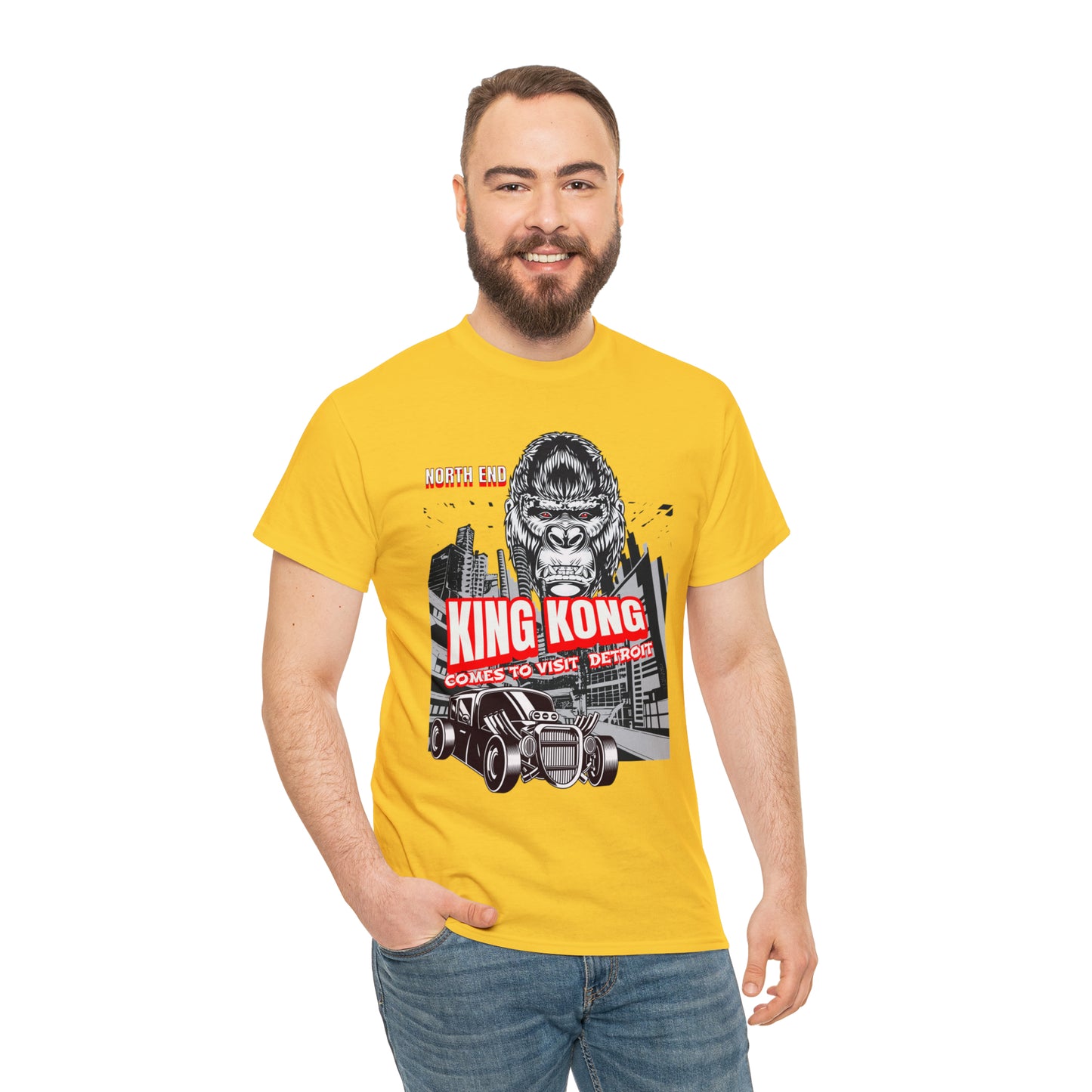 Unisex Heavy Cotton Tee NORTH END KONG
