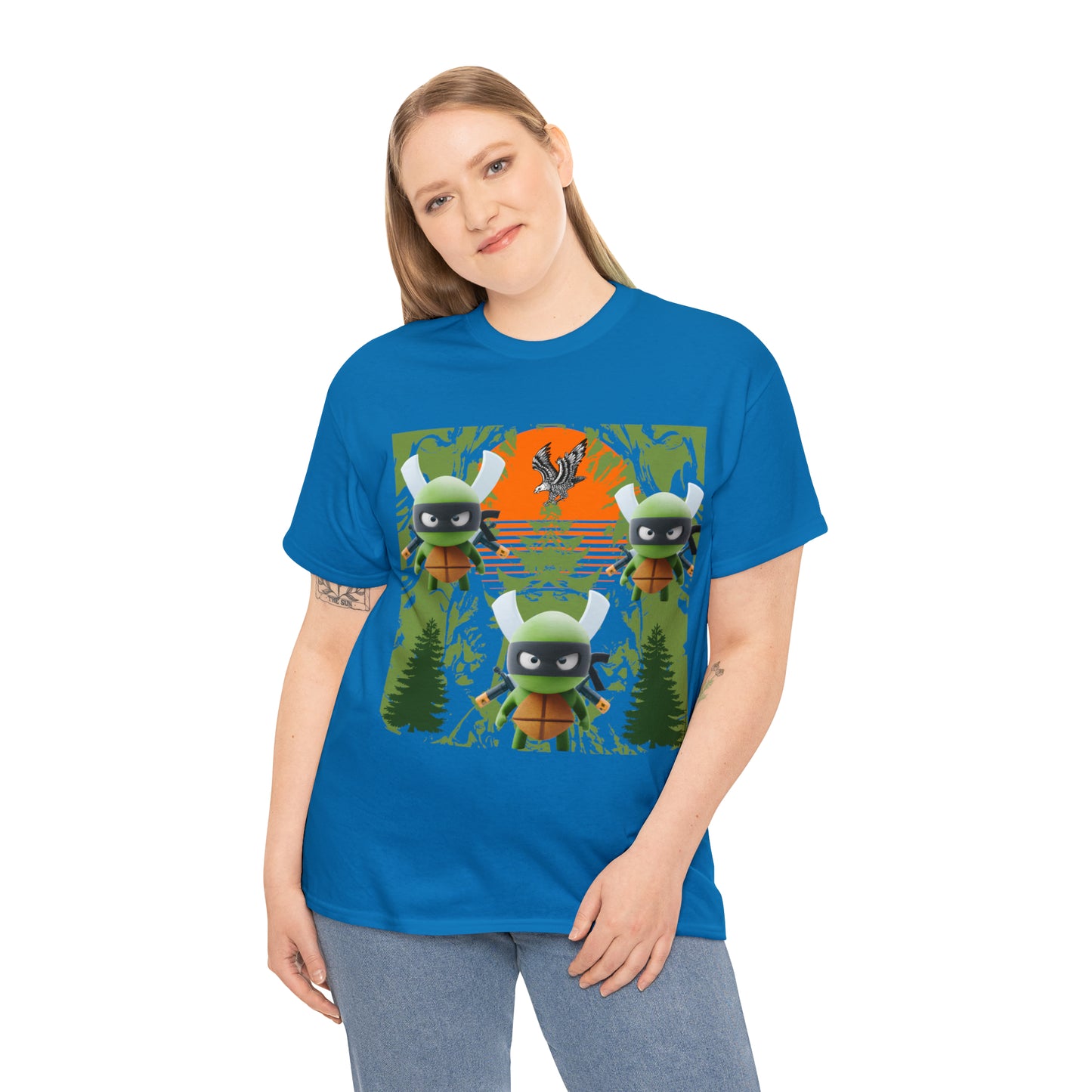 Unisex Heavy Cotton Tee The return of the three ninjas