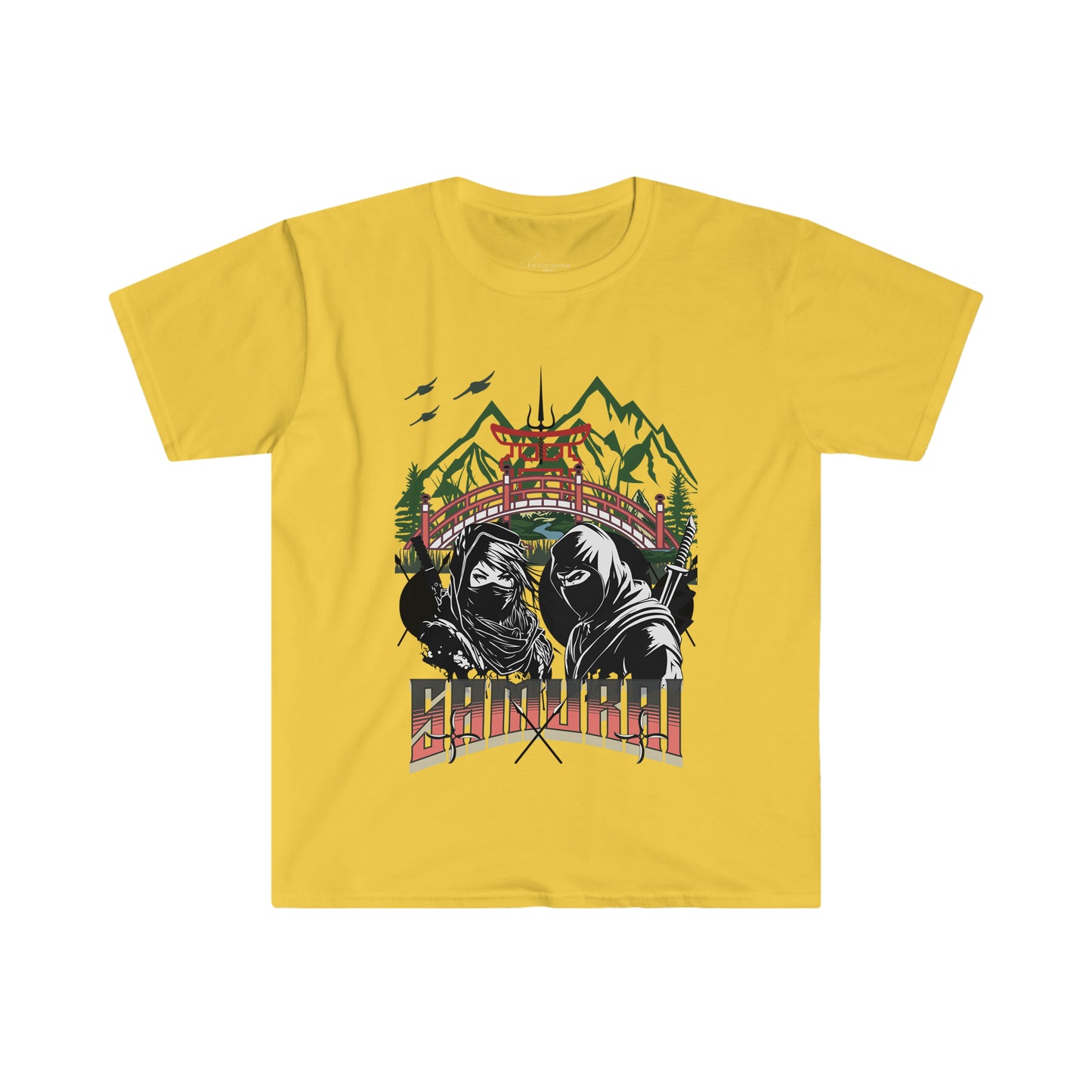 Unisex Softstyle T-Shirt Japanese Samurai