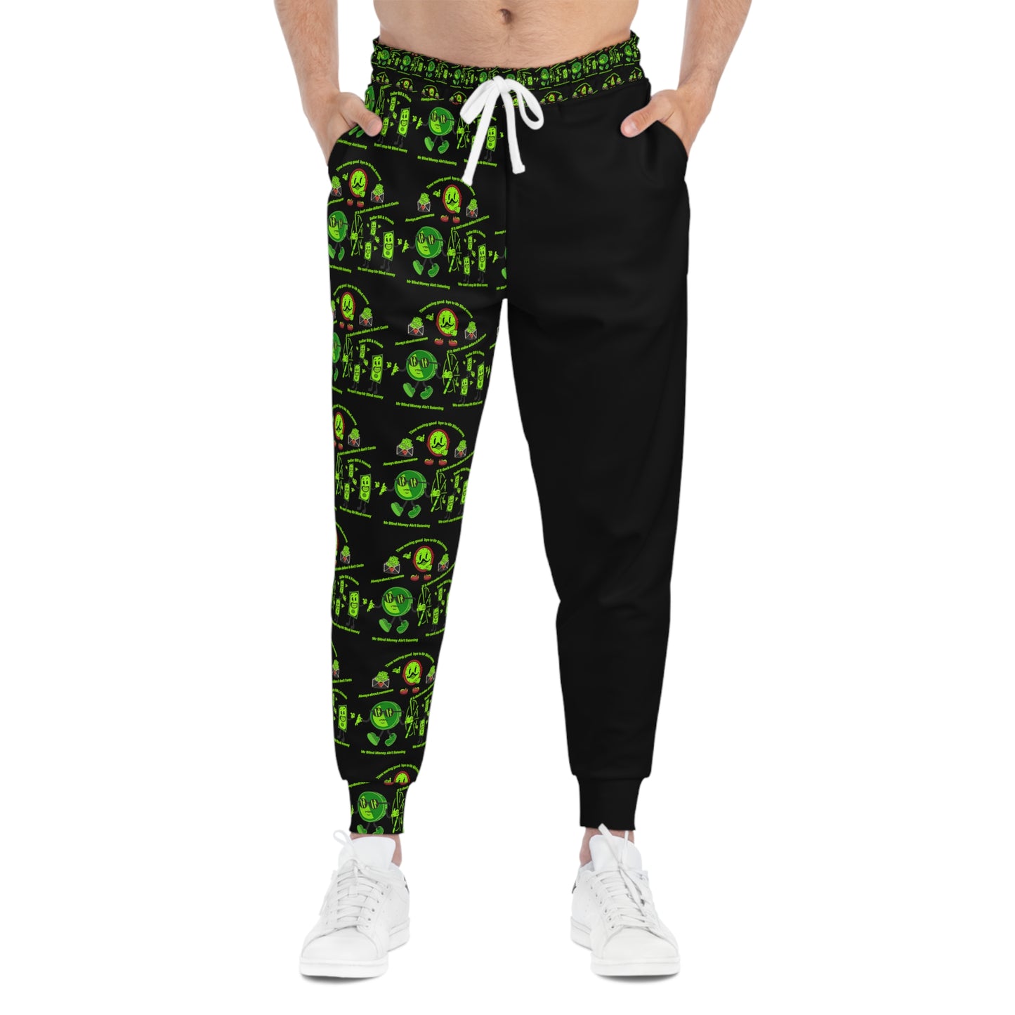 Athletic Joggers (AOP)Mr BlindMoney ,Mr Time ,Dollar Bill