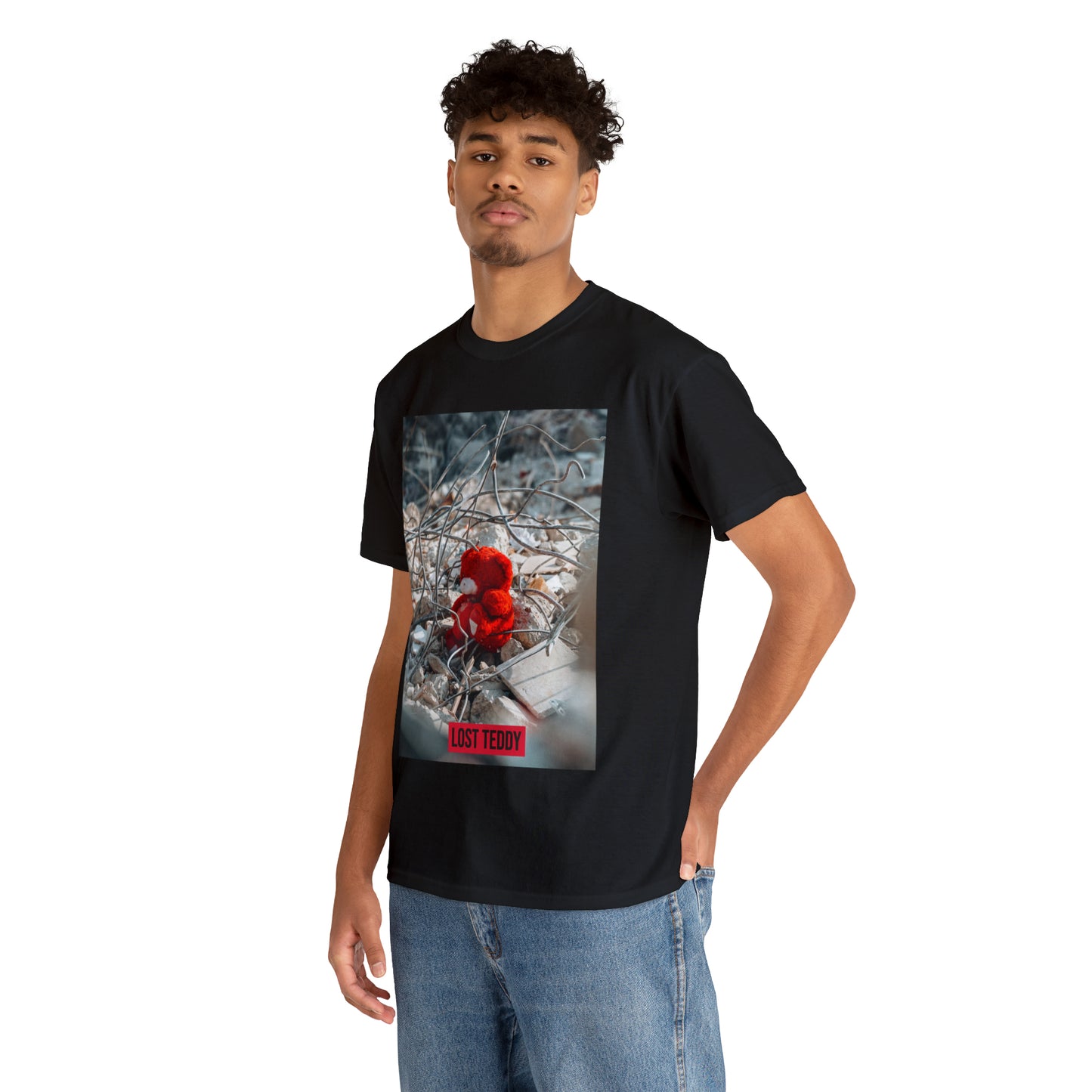 Unisex Heavy Cotton Tee Lost Teddy