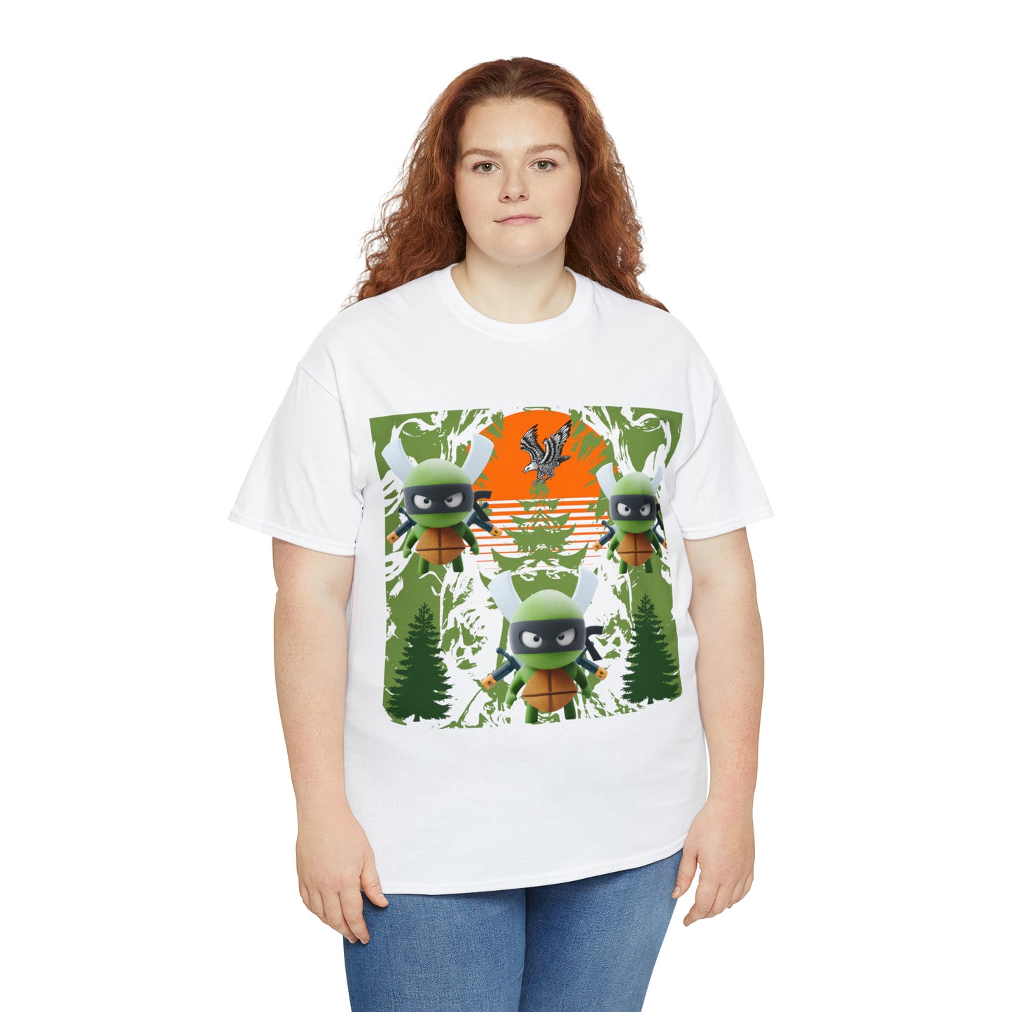 Unisex Heavy Cotton Tee The return of the three ninjas
