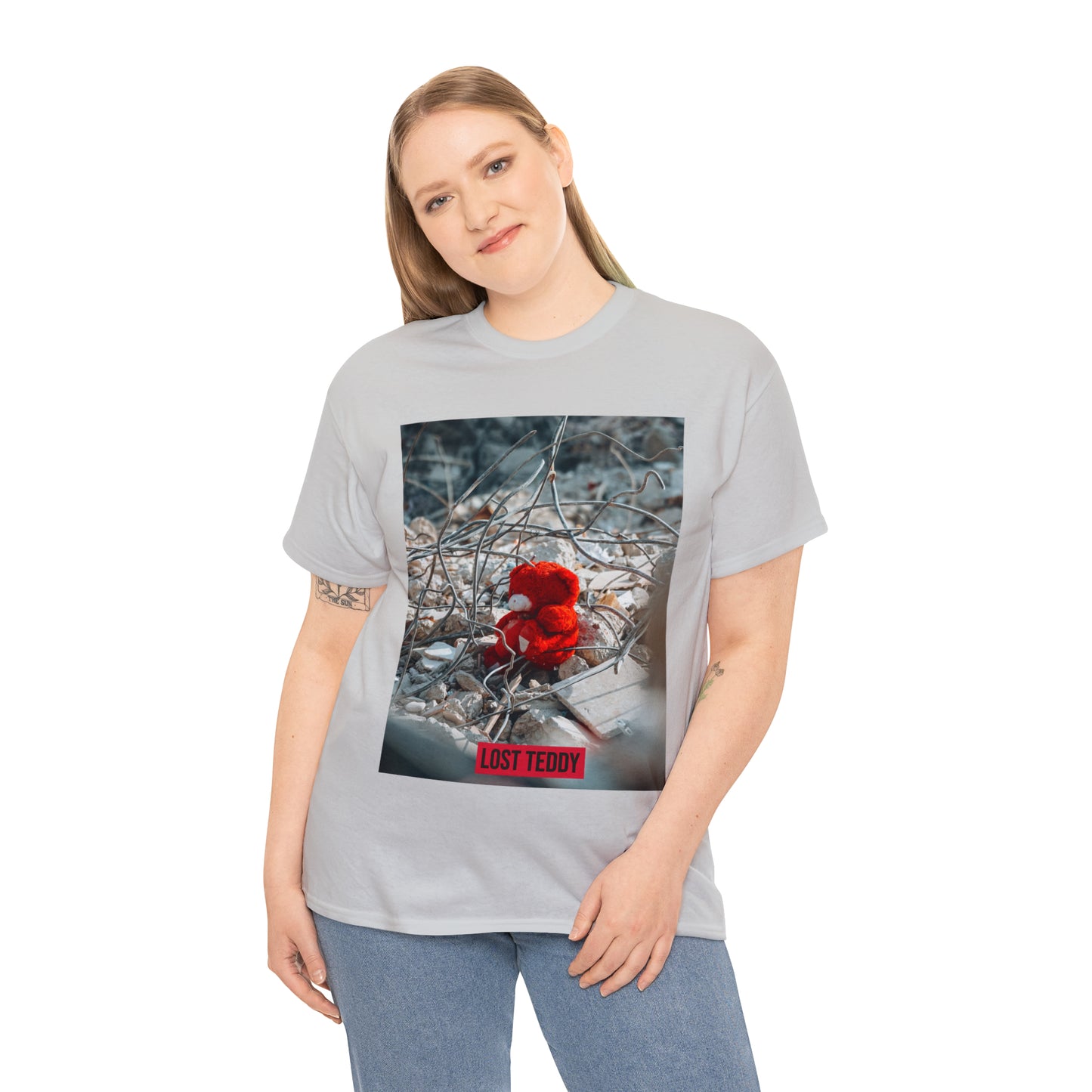 Unisex Heavy Cotton Tee Lost Teddy