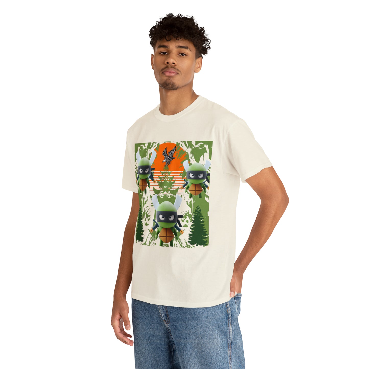 Unisex Heavy Cotton Tee The return of the three ninjas