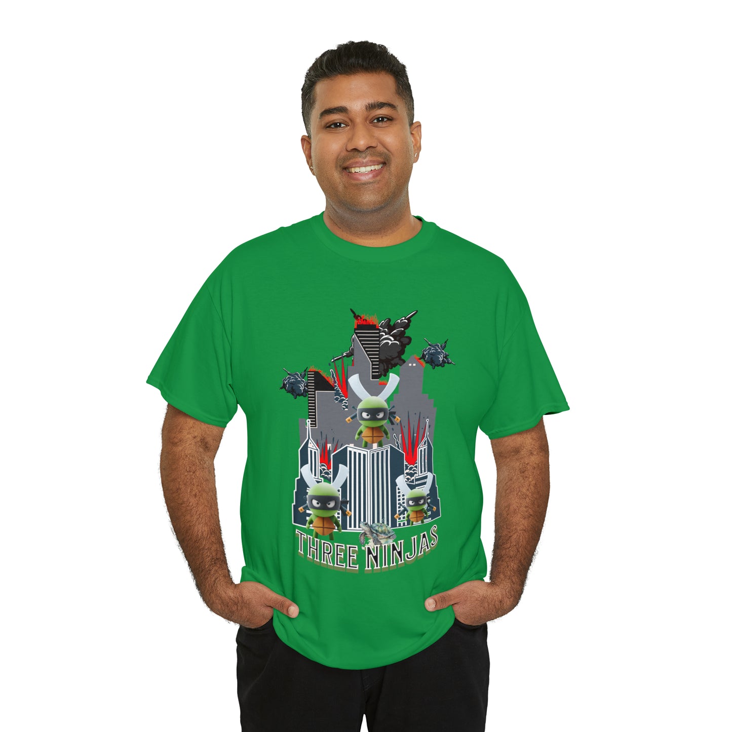 Unisex Heavy Cotton Tee  Three Ninjas