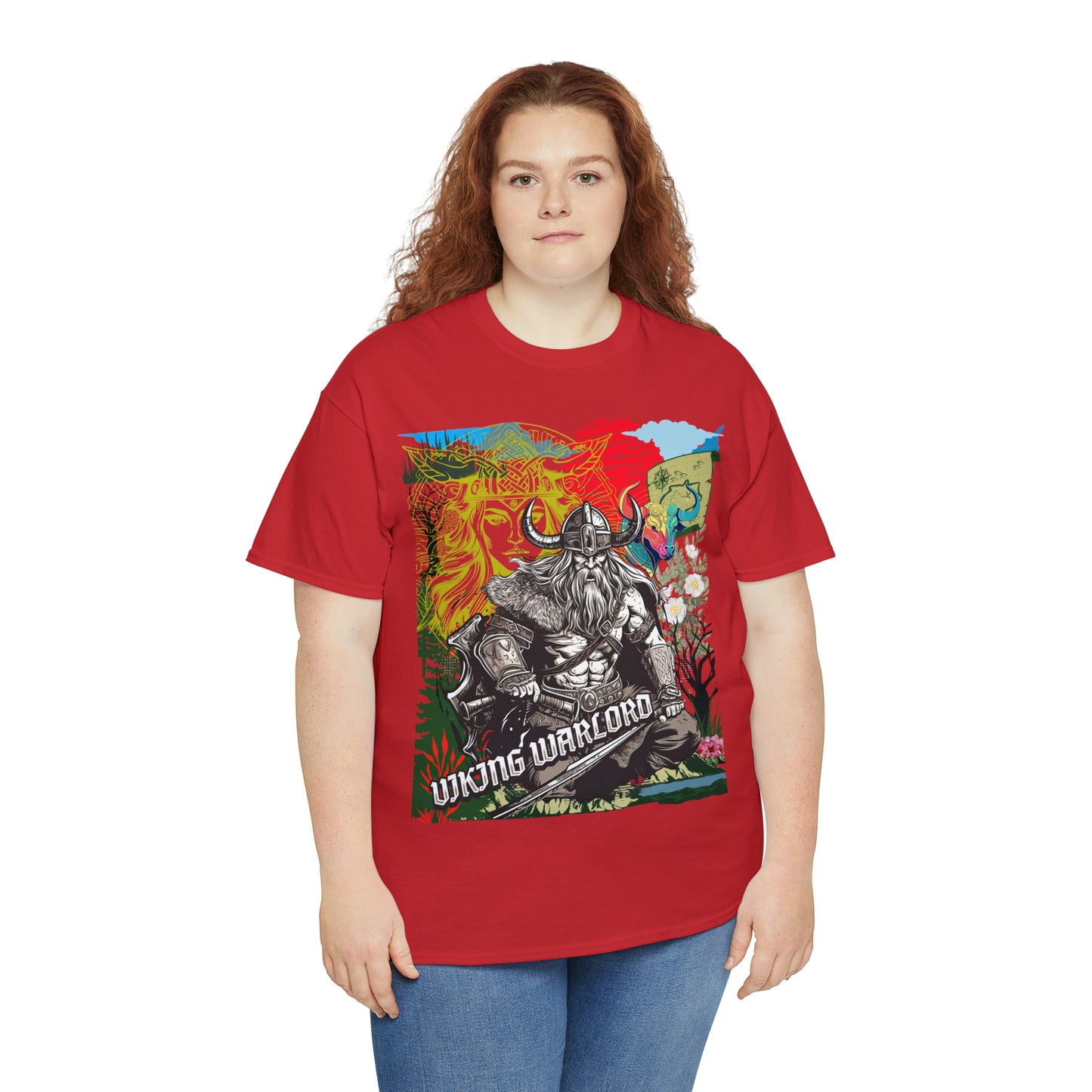 Unisex Heavy Cotton Tee  VIKING WARLORD