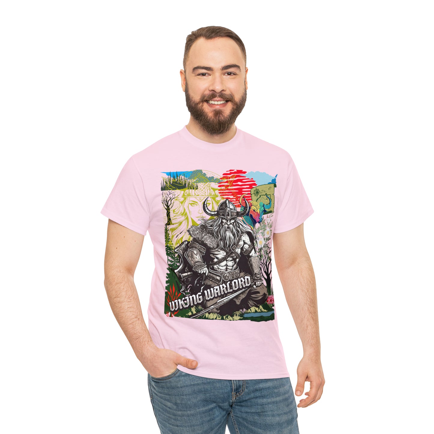 Unisex Heavy Cotton Tee  VIKING WARLORD