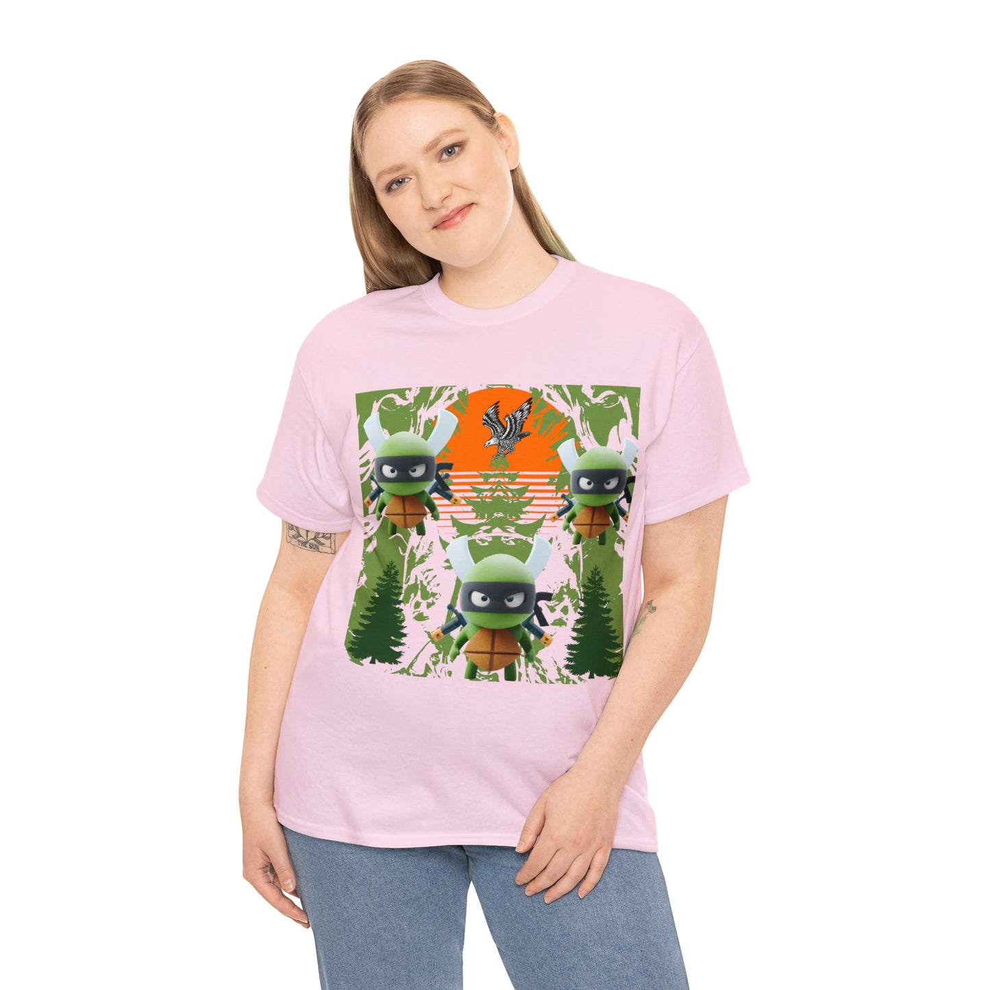 Unisex Heavy Cotton Tee The return of the three ninjas