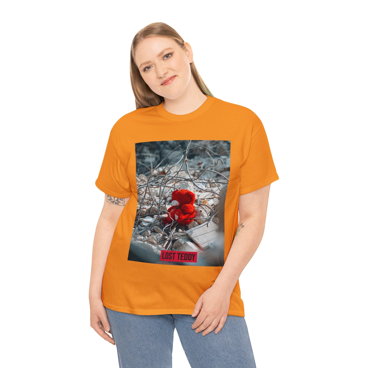 Unisex Heavy Cotton Tee Lost Teddy