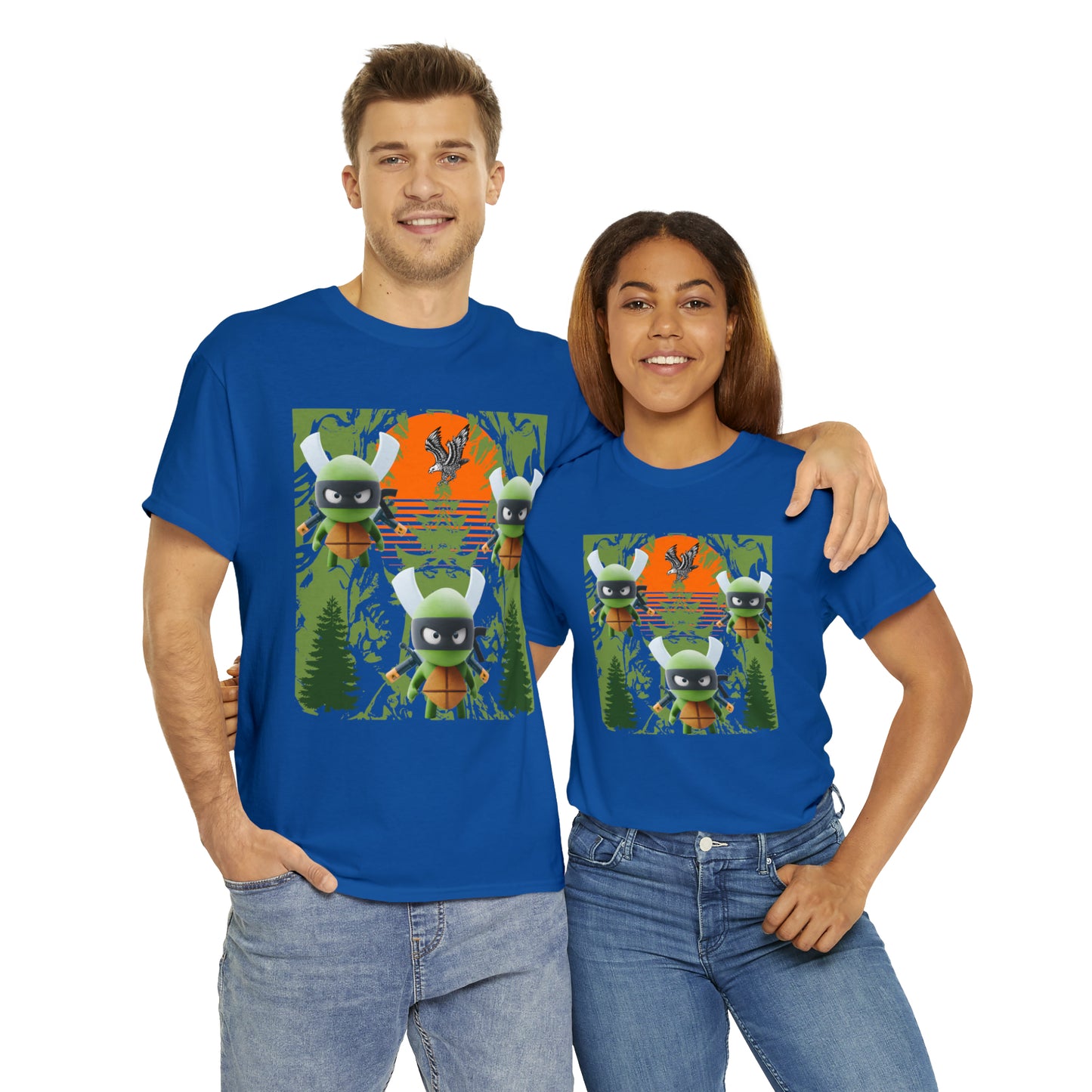 Unisex Heavy Cotton Tee The return of the three ninjas