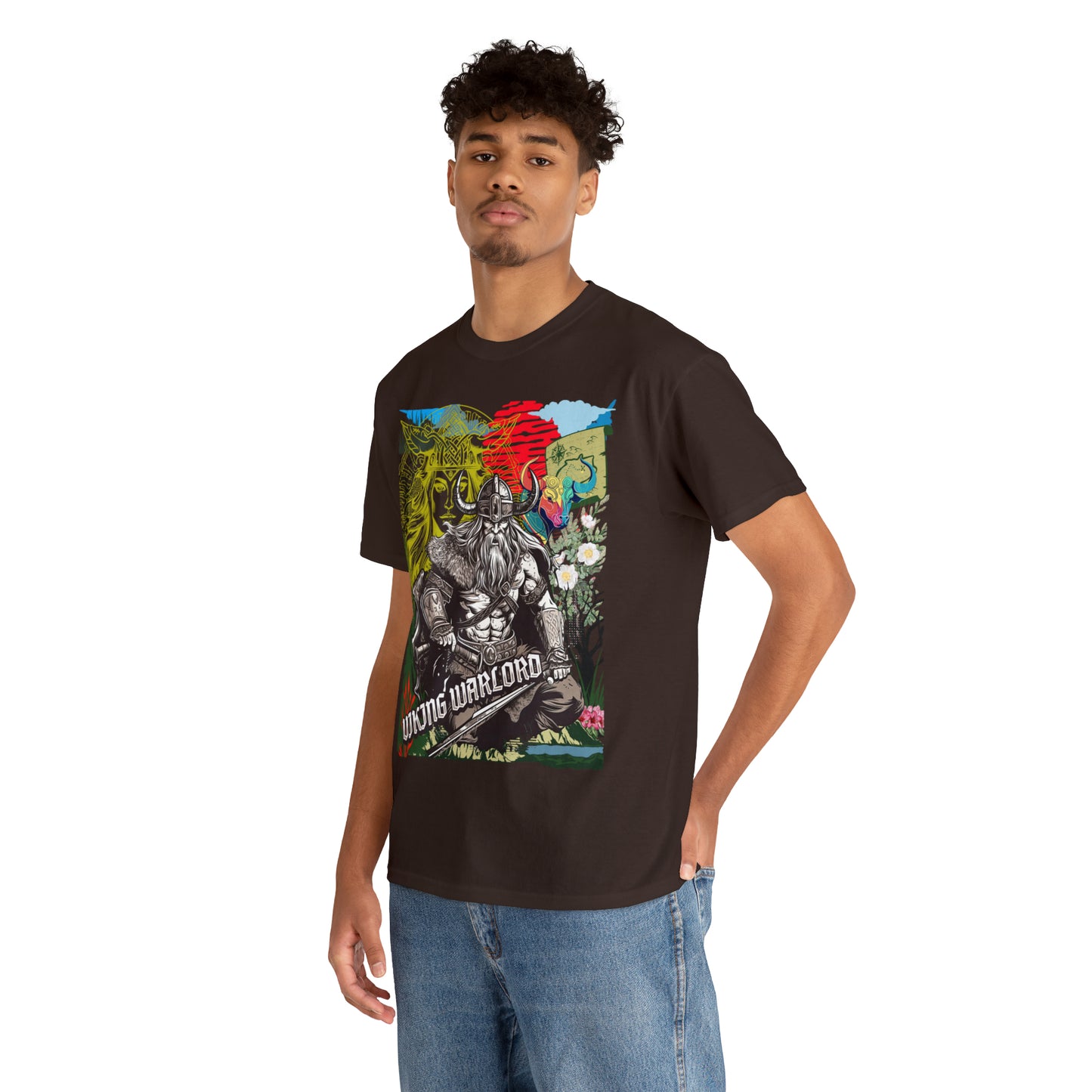Unisex Heavy Cotton Tee  VIKING WARLORD