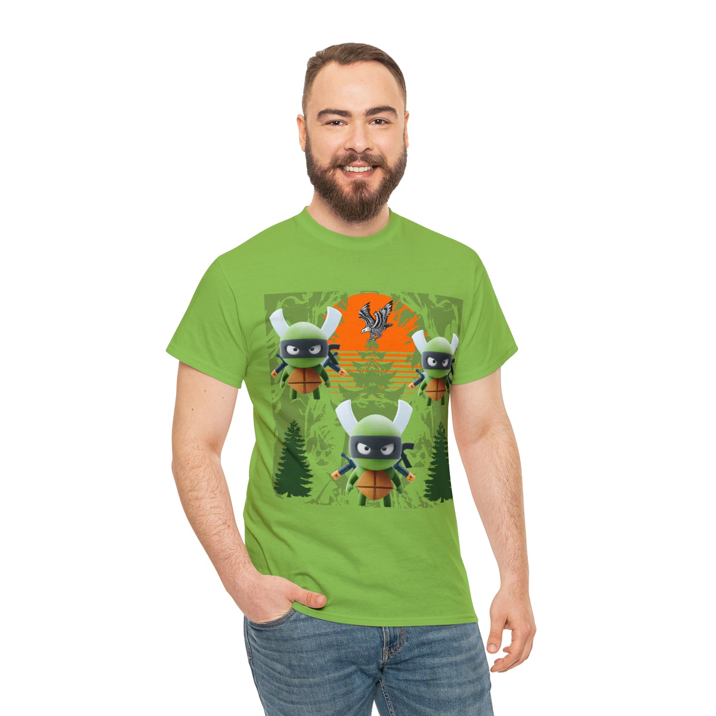 Unisex Heavy Cotton Tee The return of the three ninjas