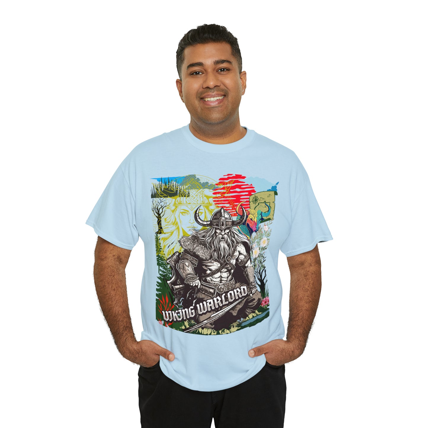 Unisex Heavy Cotton Tee  VIKING WARLORD