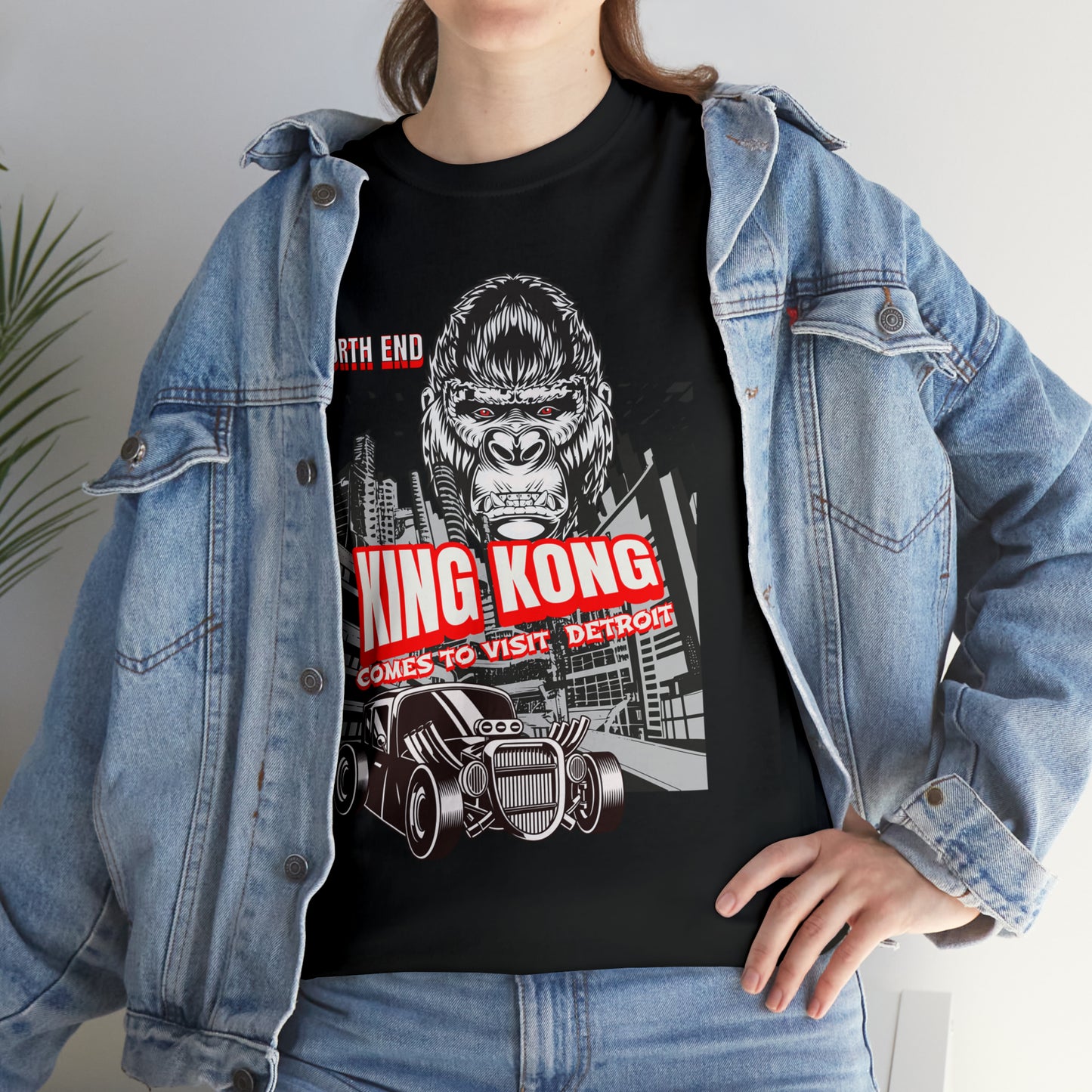 Unisex Heavy Cotton Tee NORTH END KONG