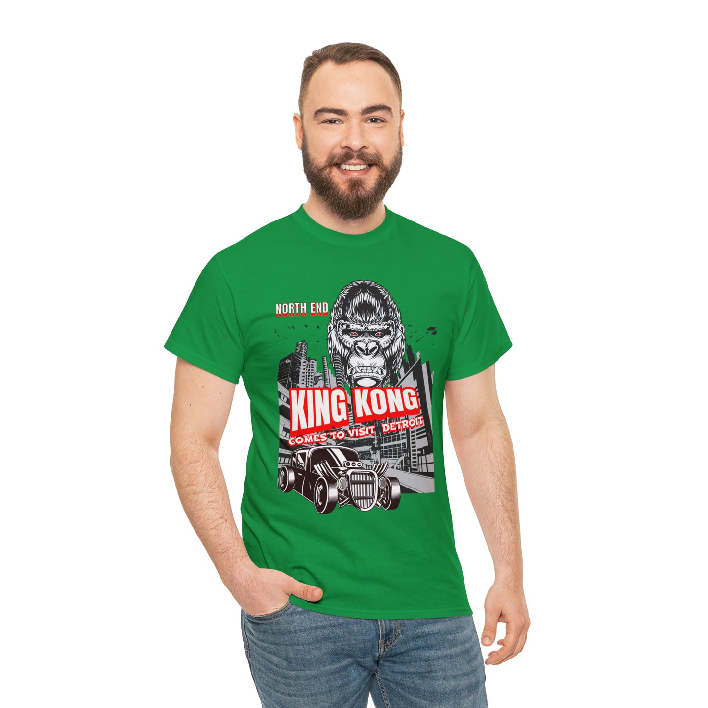 Unisex Heavy Cotton Tee NORTH END KONG