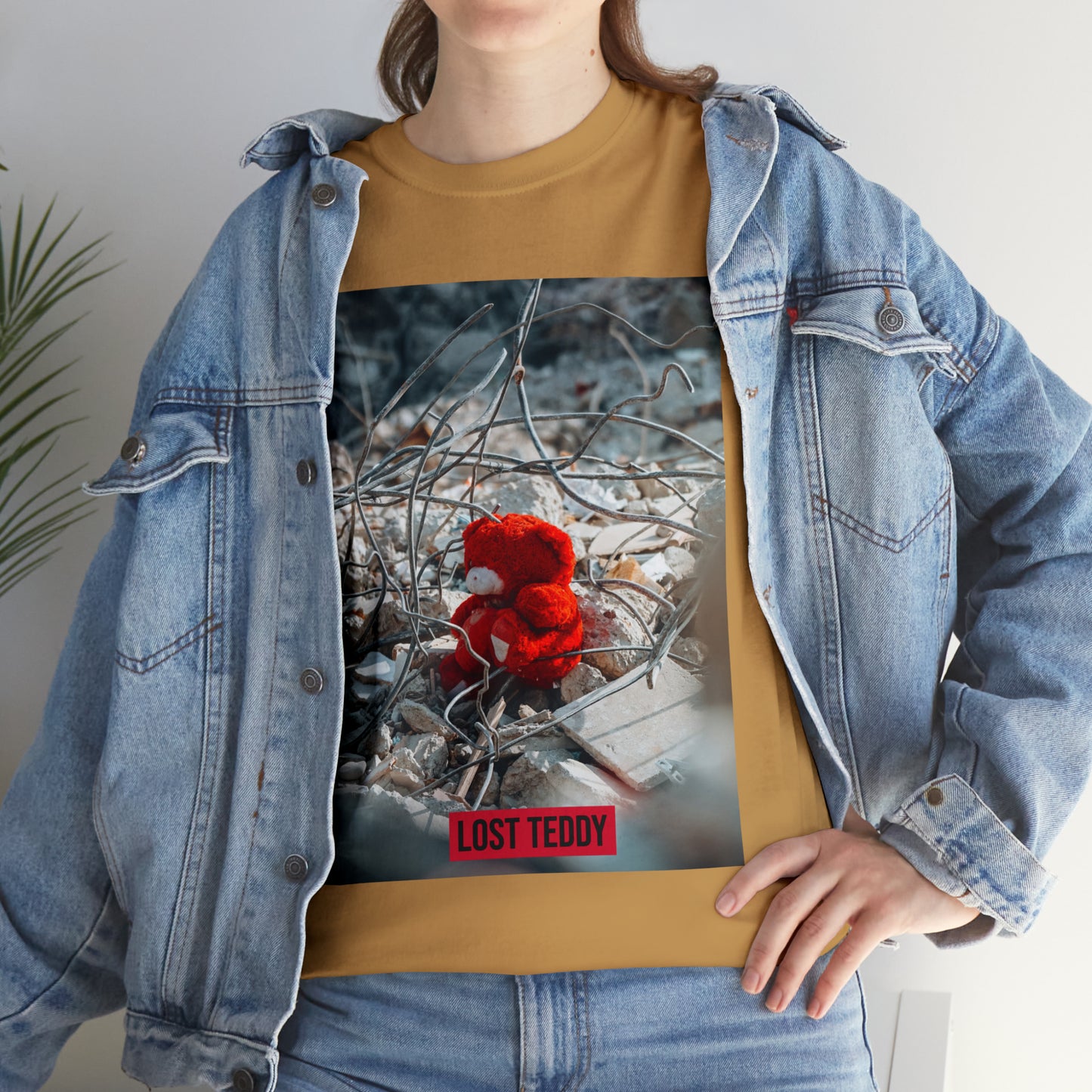 Unisex Heavy Cotton Tee Lost Teddy