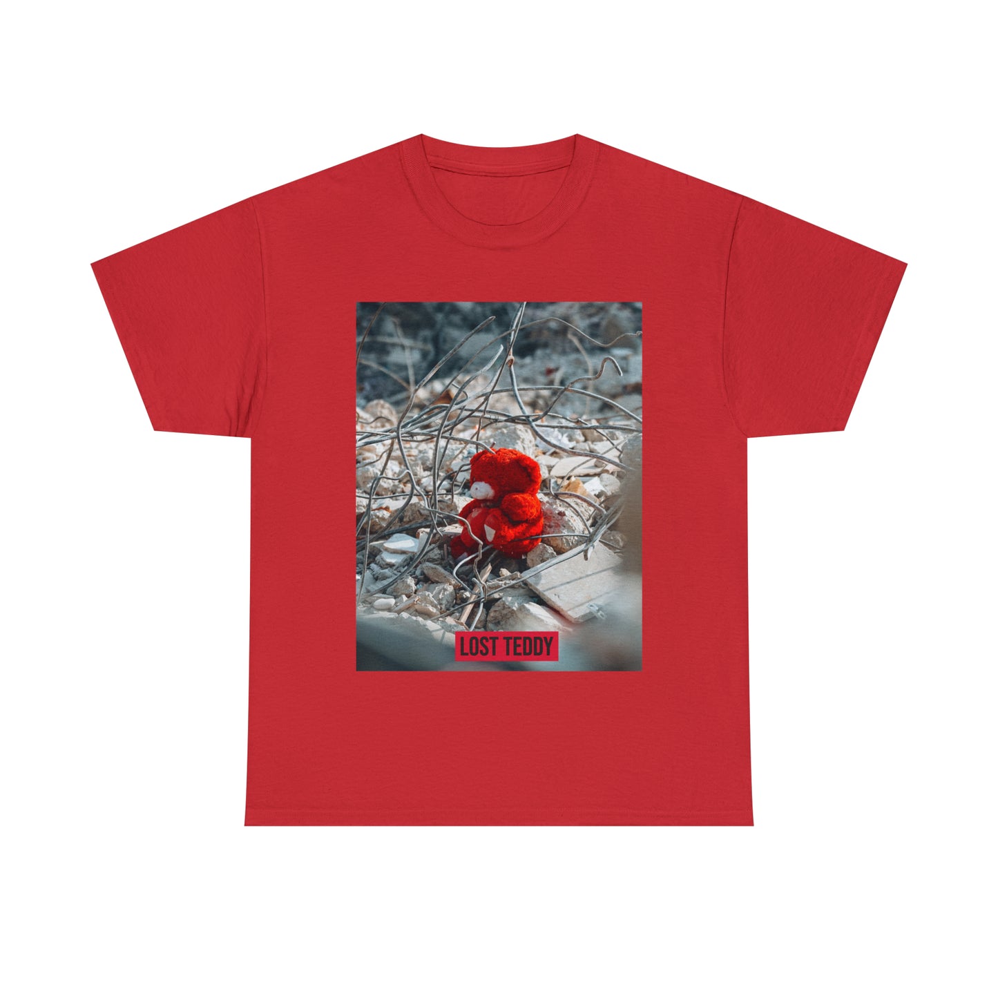 Unisex Heavy Cotton Tee Lost Teddy