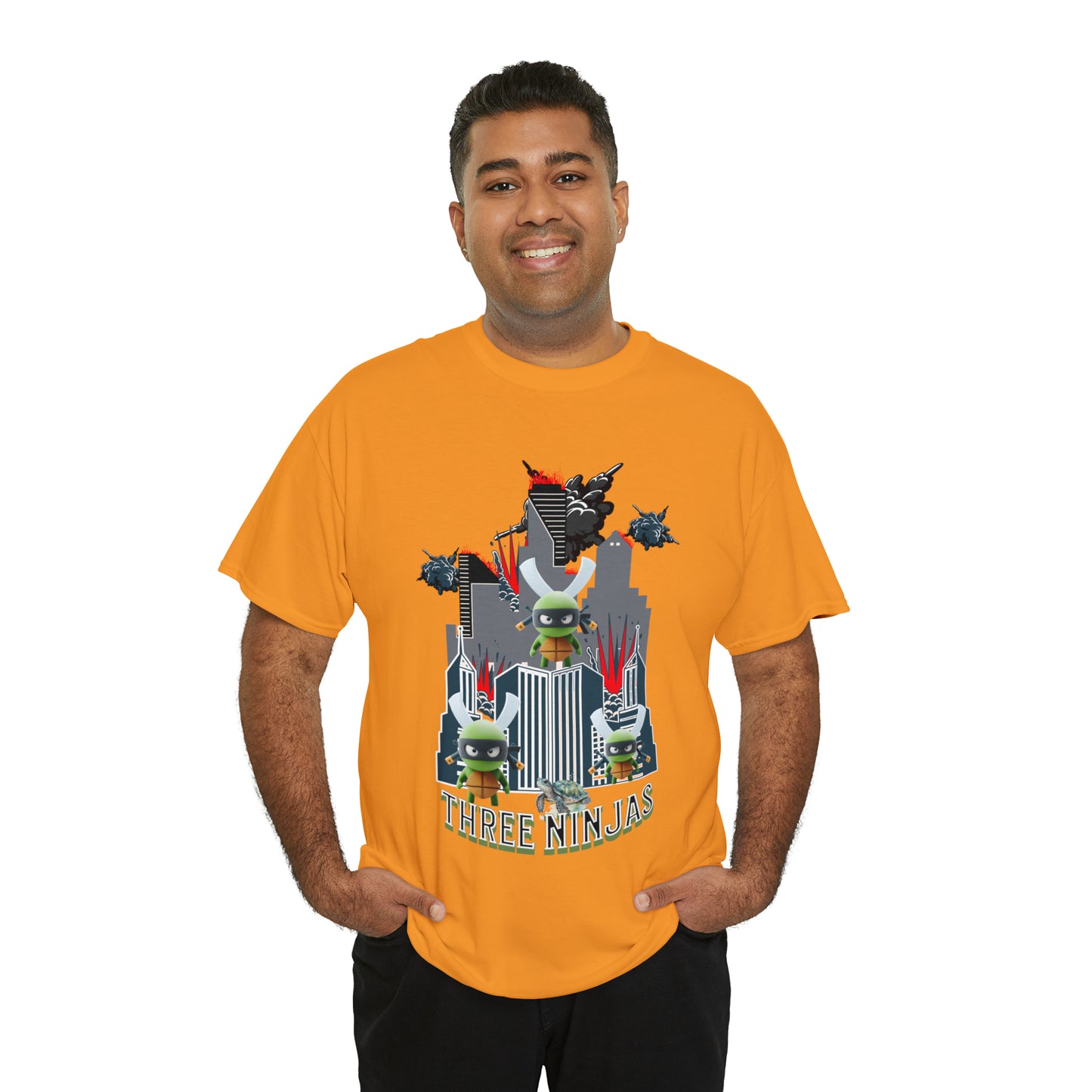 Unisex Heavy Cotton Tee  Three Ninjas