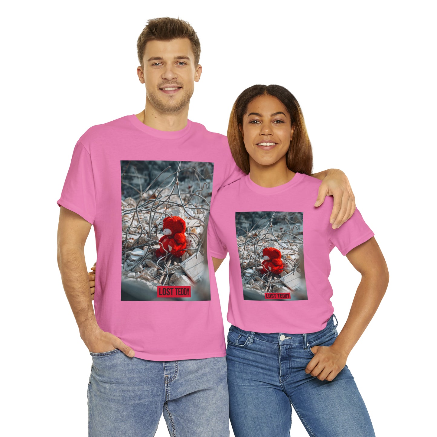 Unisex Heavy Cotton Tee Lost Teddy
