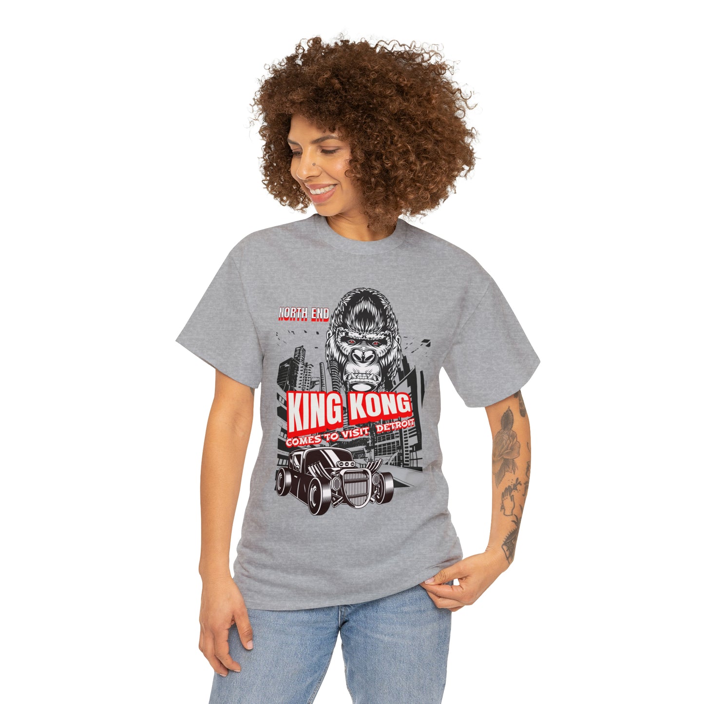 Unisex Heavy Cotton Tee NORTH END KONG