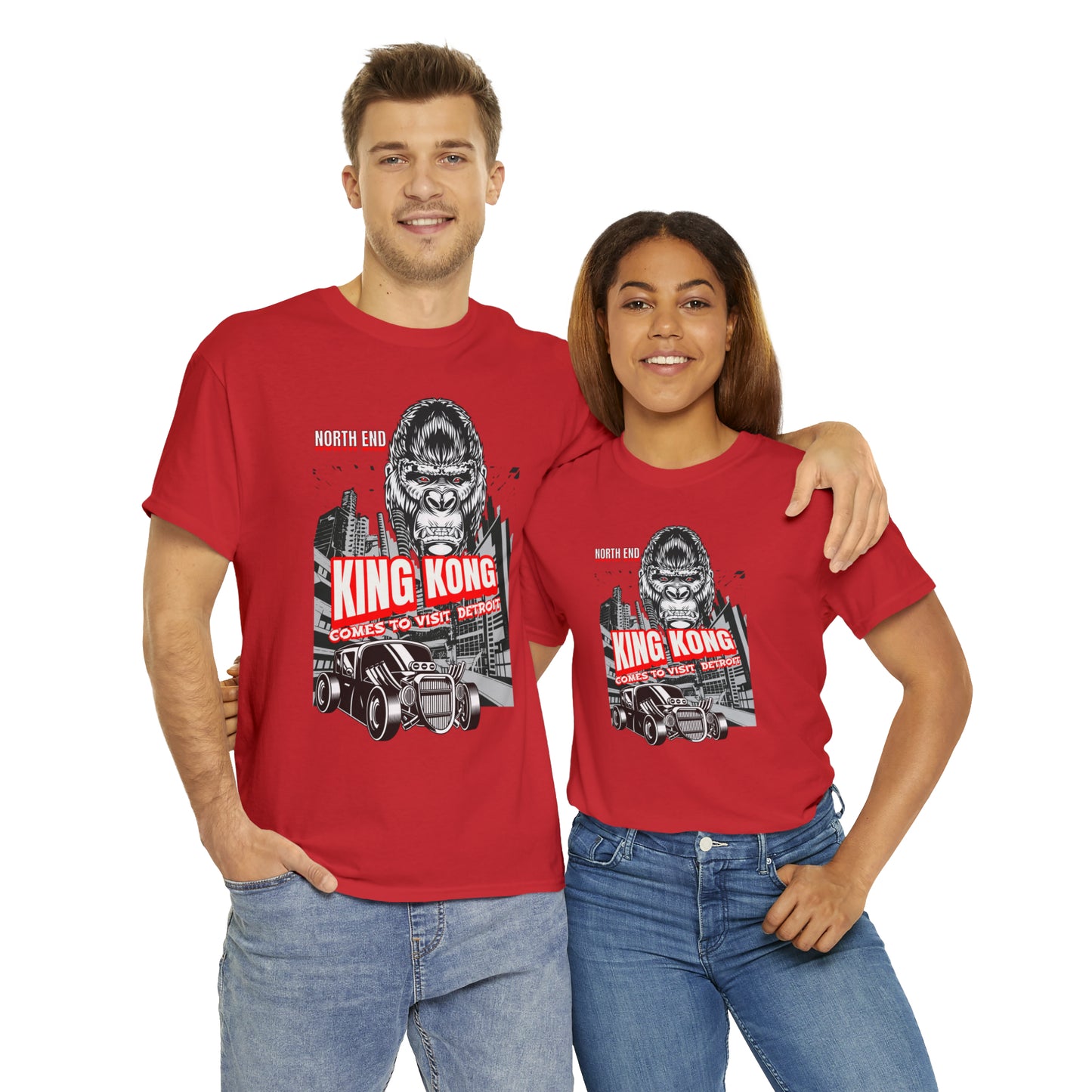 Unisex Heavy Cotton Tee NORTH END KONG