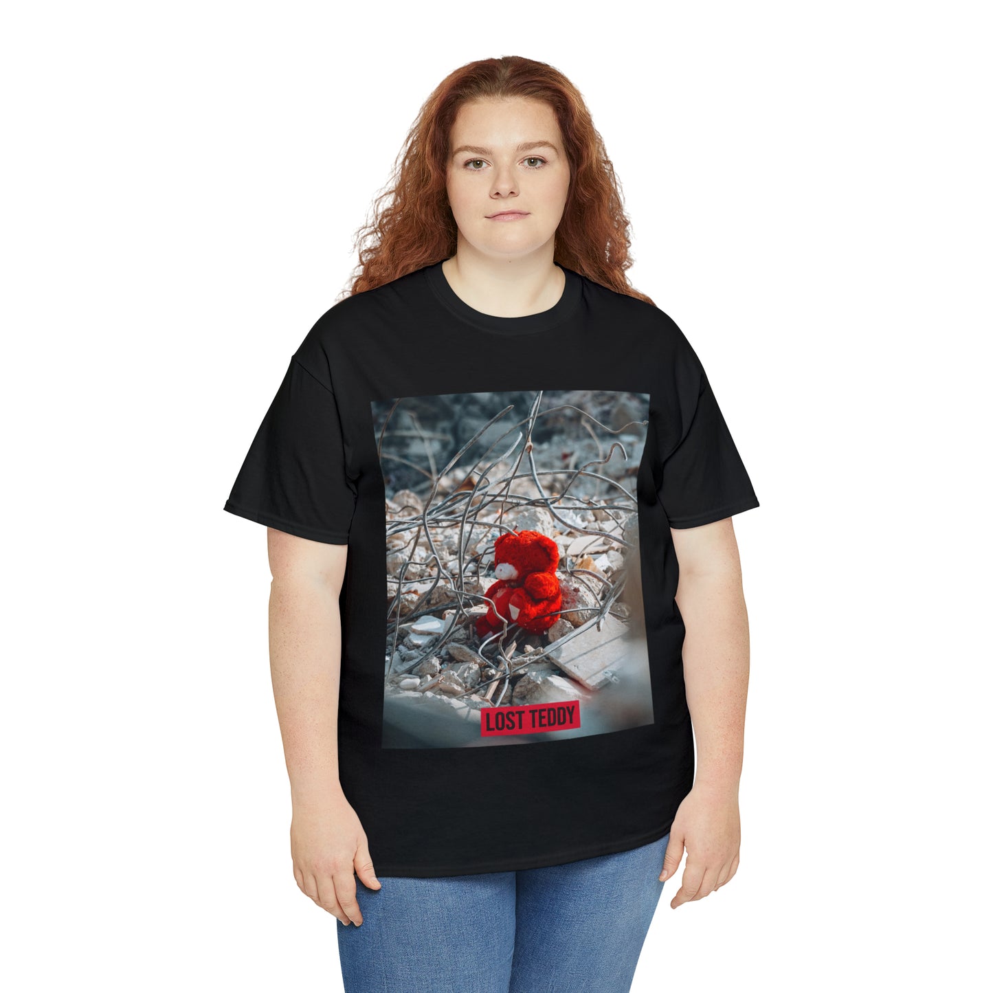 Unisex Heavy Cotton Tee Lost Teddy