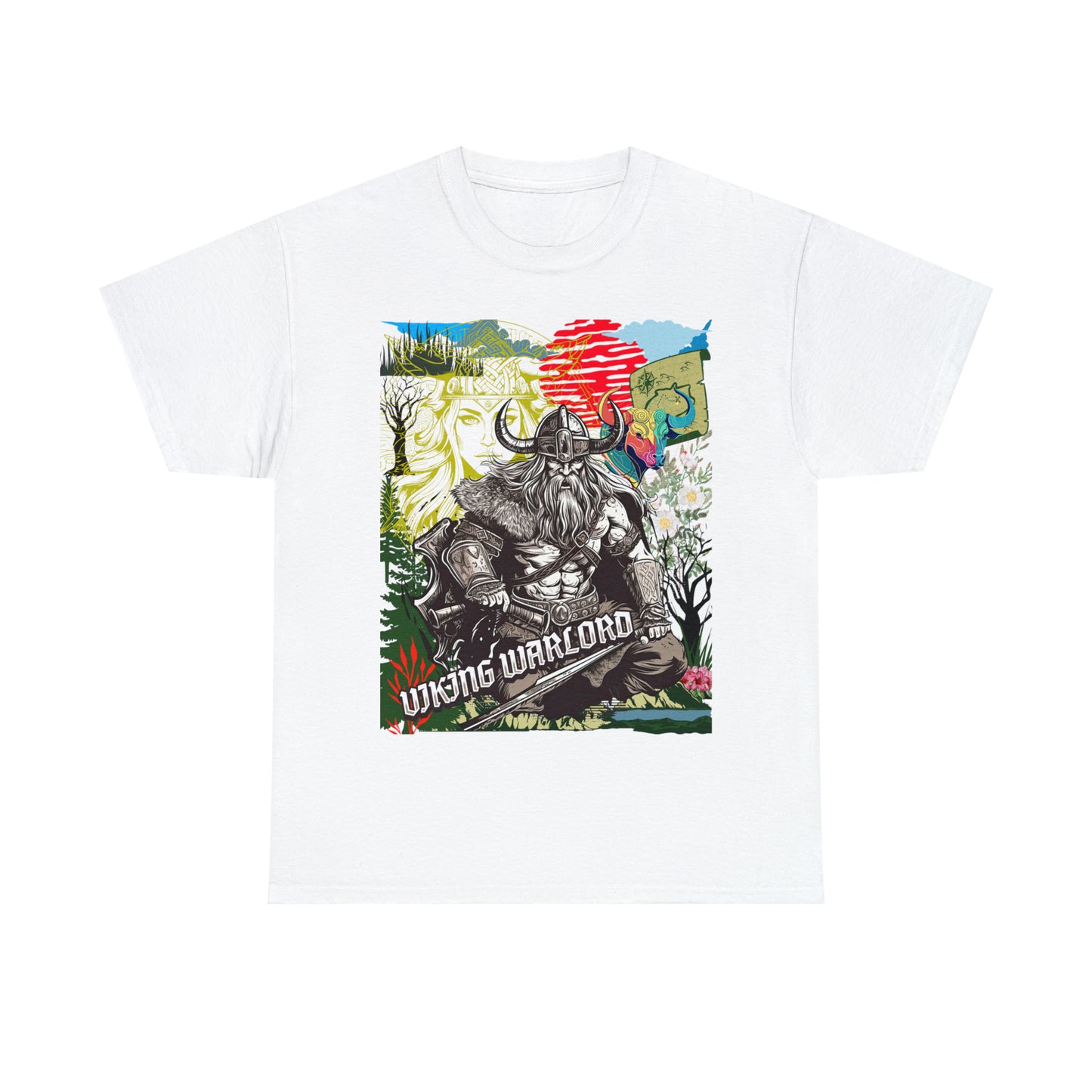 Unisex Heavy Cotton Tee  VIKING WARLORD