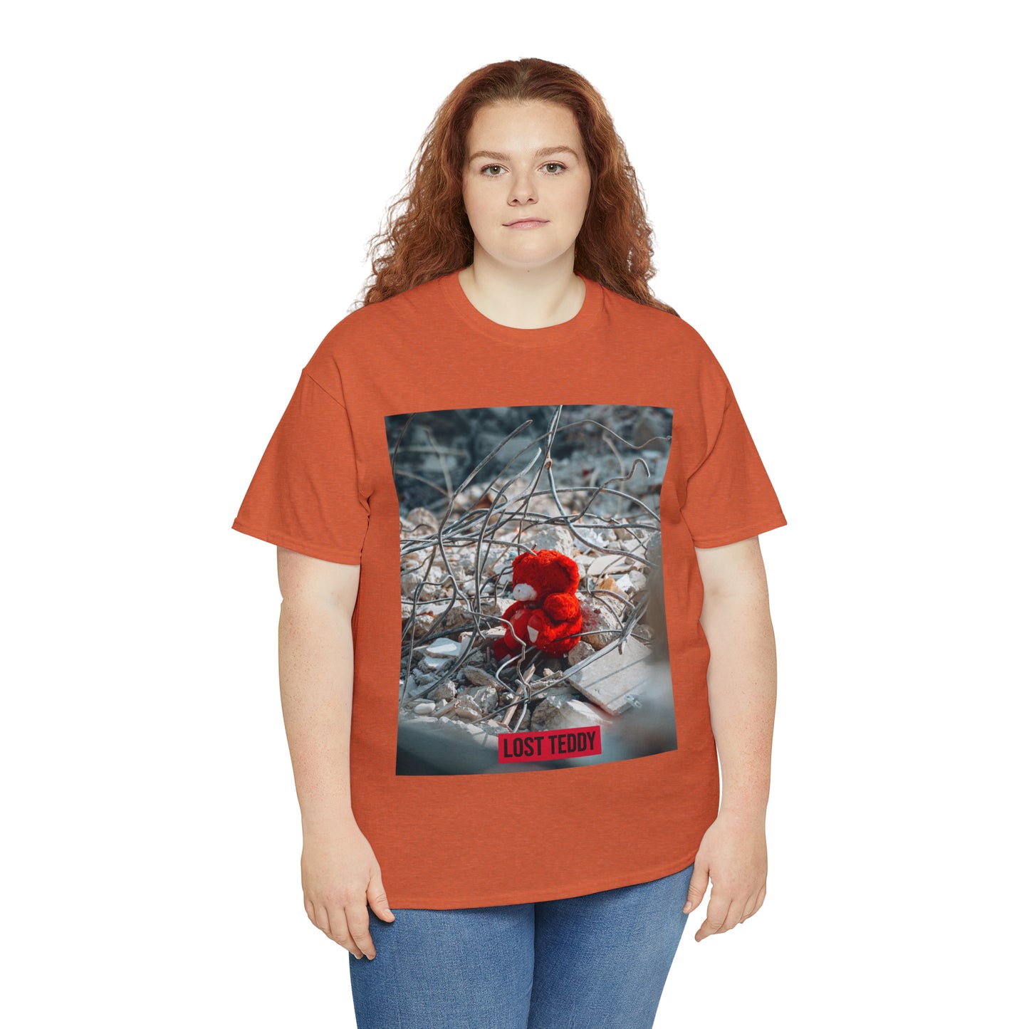 Unisex Heavy Cotton Tee Lost Teddy