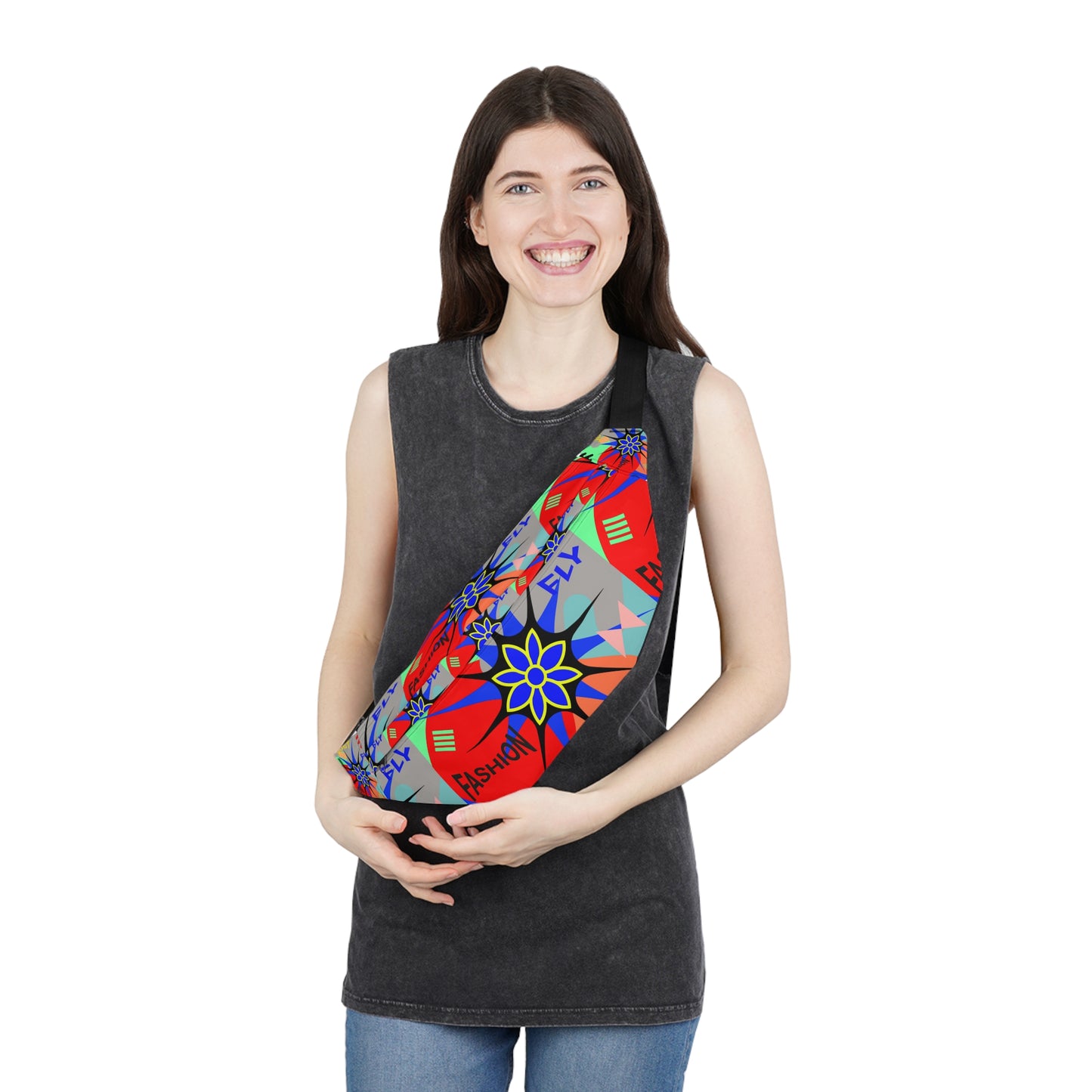 Large Fanny Pack STAR FLOWER