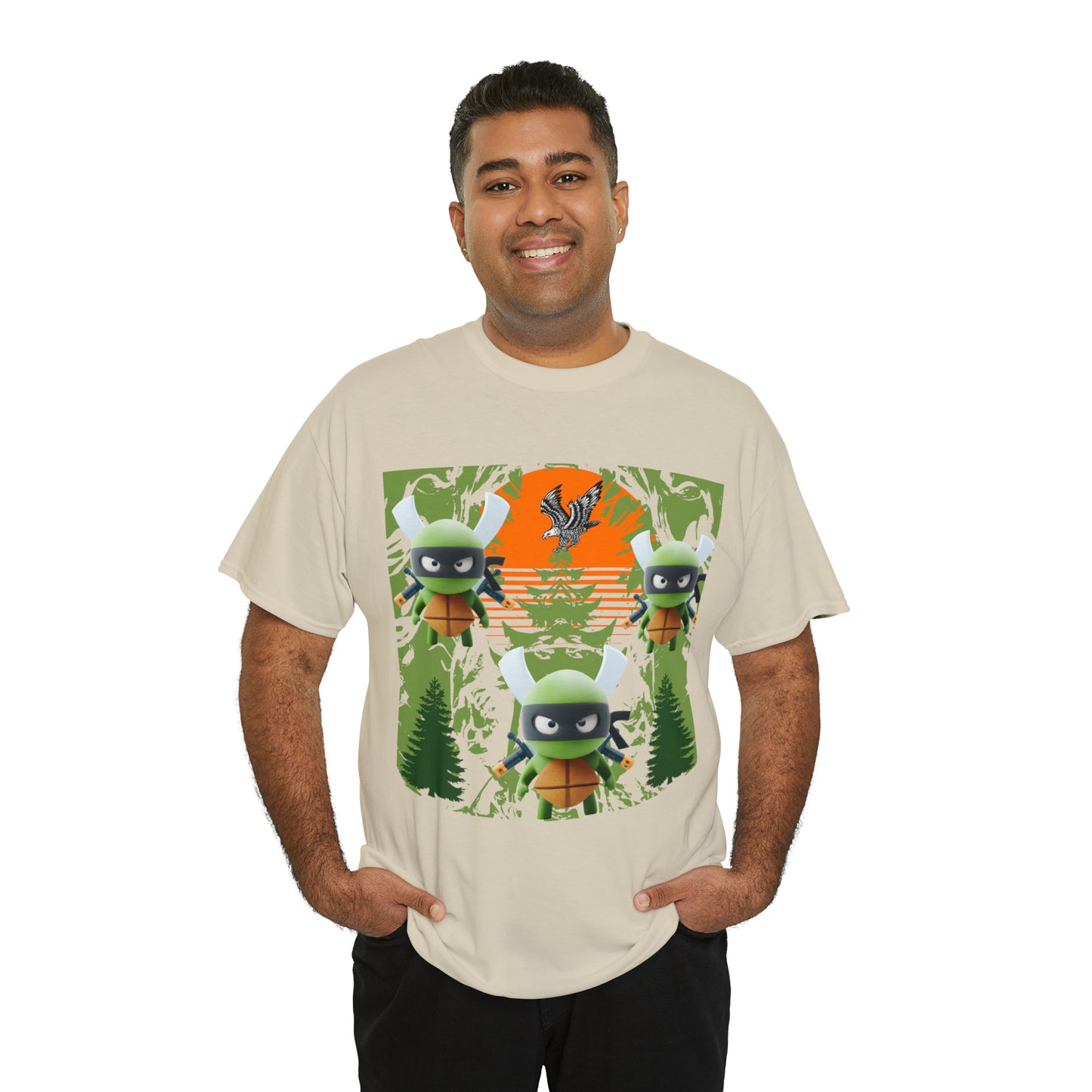 Unisex Heavy Cotton Tee The return of the three ninjas