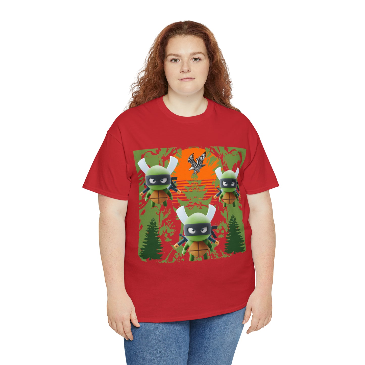 Unisex Heavy Cotton Tee The return of the three ninjas