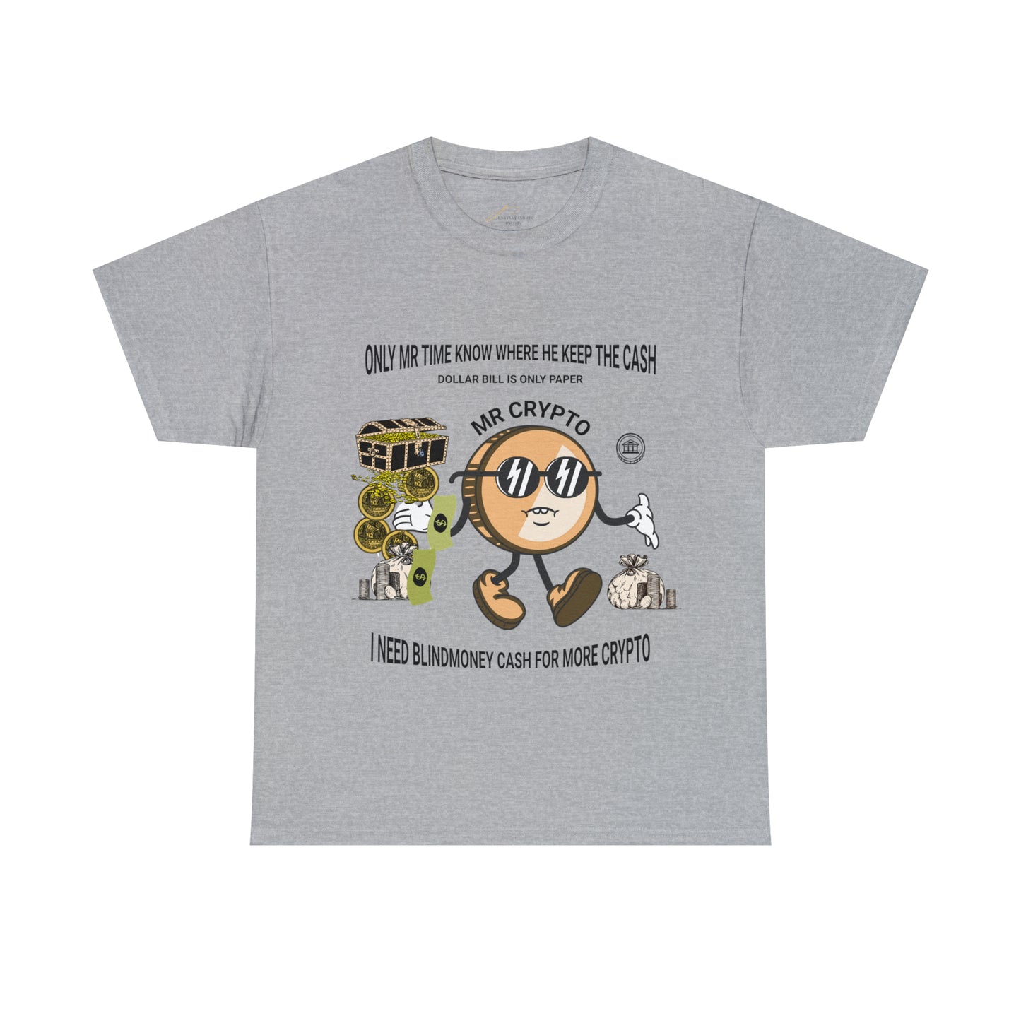 Unisex Heavy Cotton Tee  MR CRYPTO