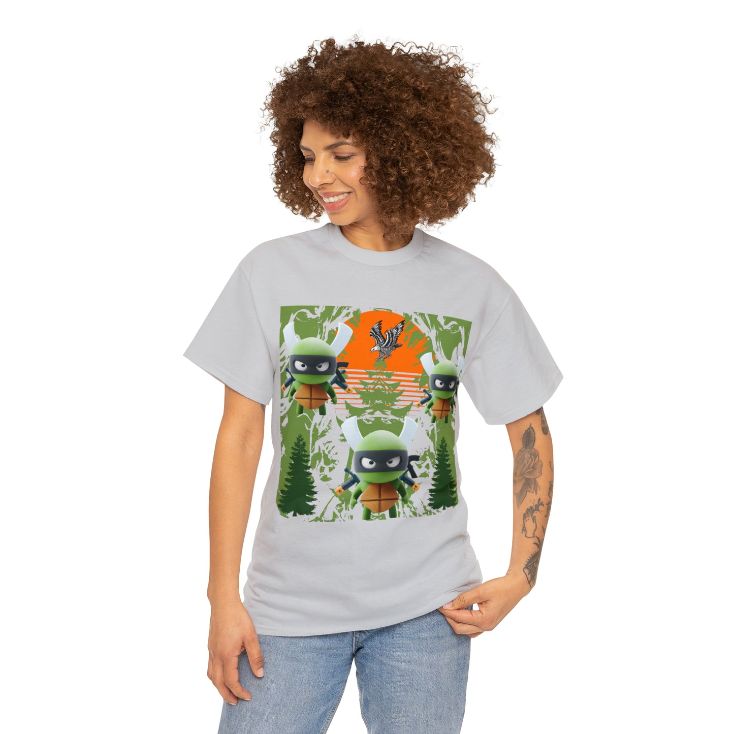 Unisex Heavy Cotton Tee The return of the three ninjas