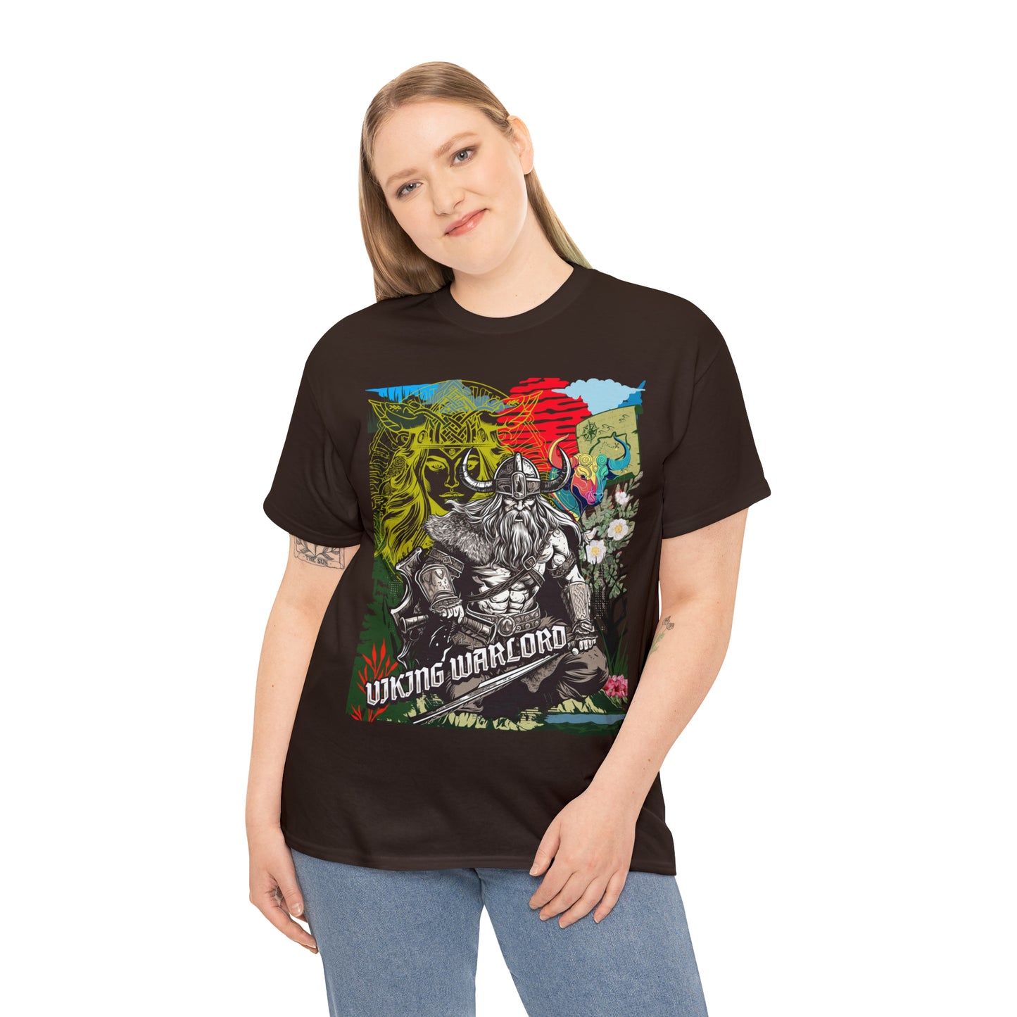 Unisex Heavy Cotton Tee  VIKING WARLORD
