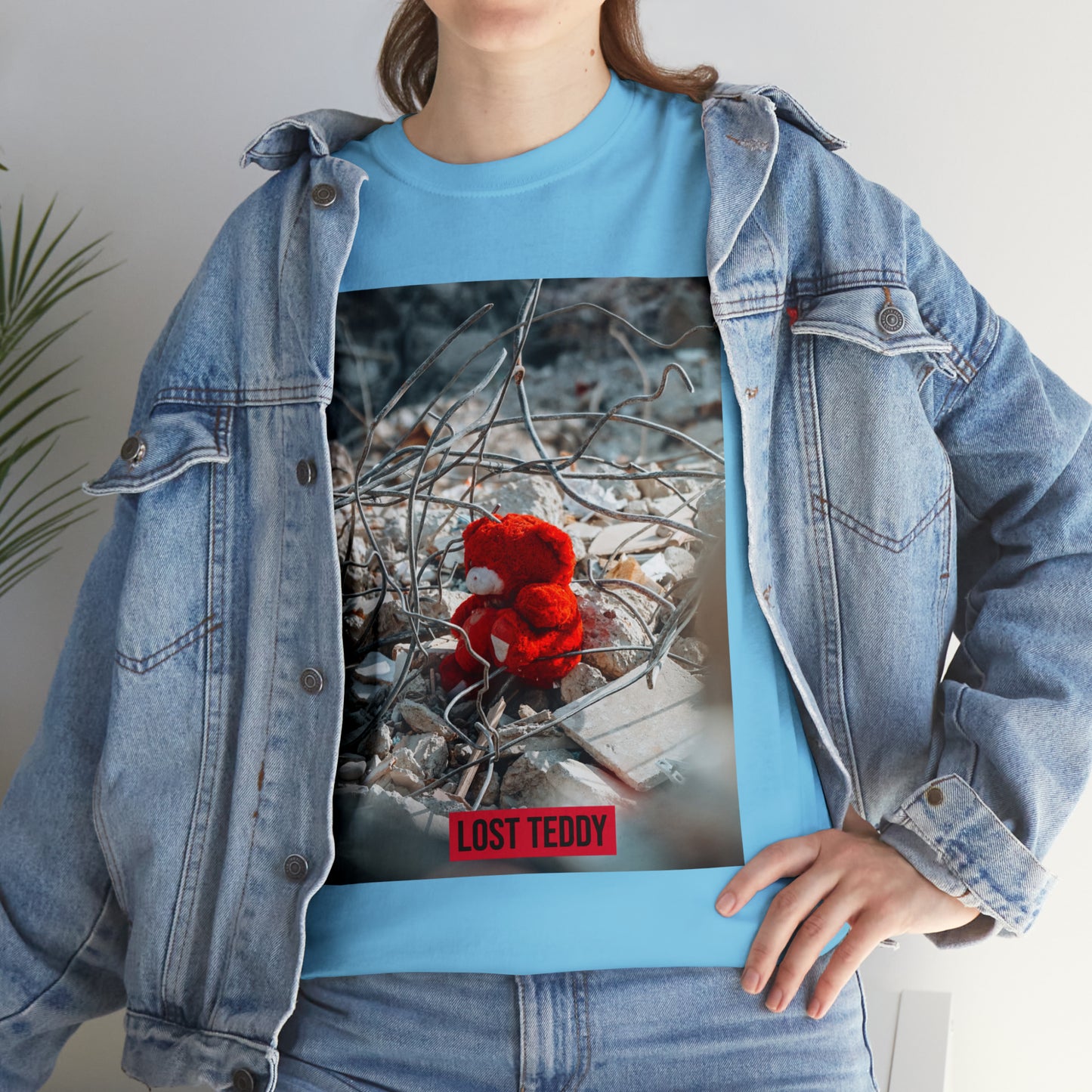 Unisex Heavy Cotton Tee Lost Teddy