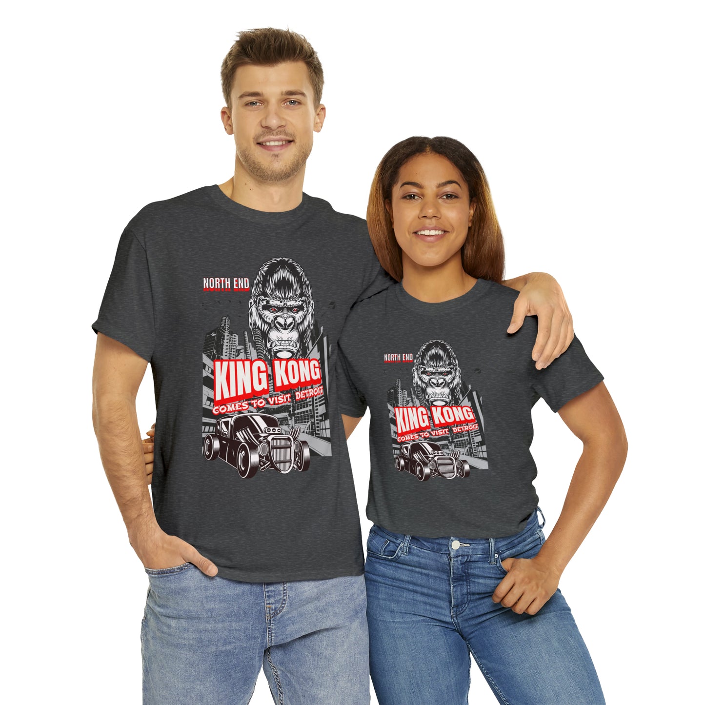 Unisex Heavy Cotton Tee NORTH END KONG