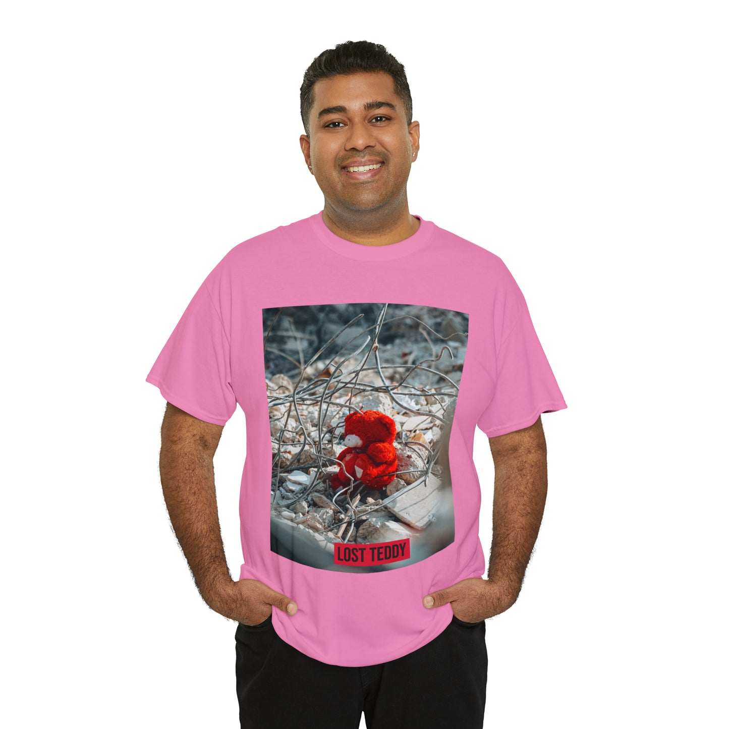 Unisex Heavy Cotton Tee Lost Teddy